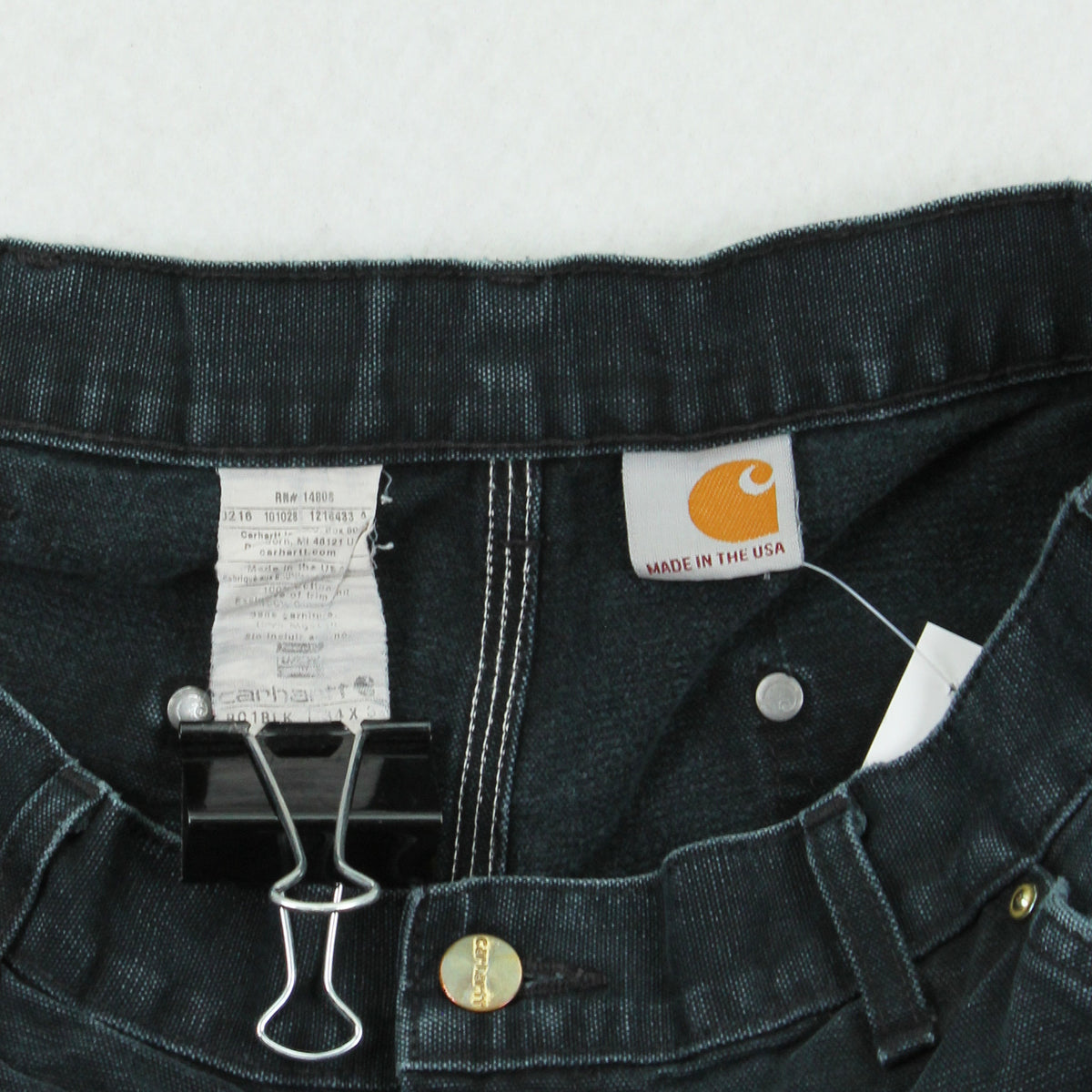 Vintage Distressed Carhartt Double Knee Denim 34