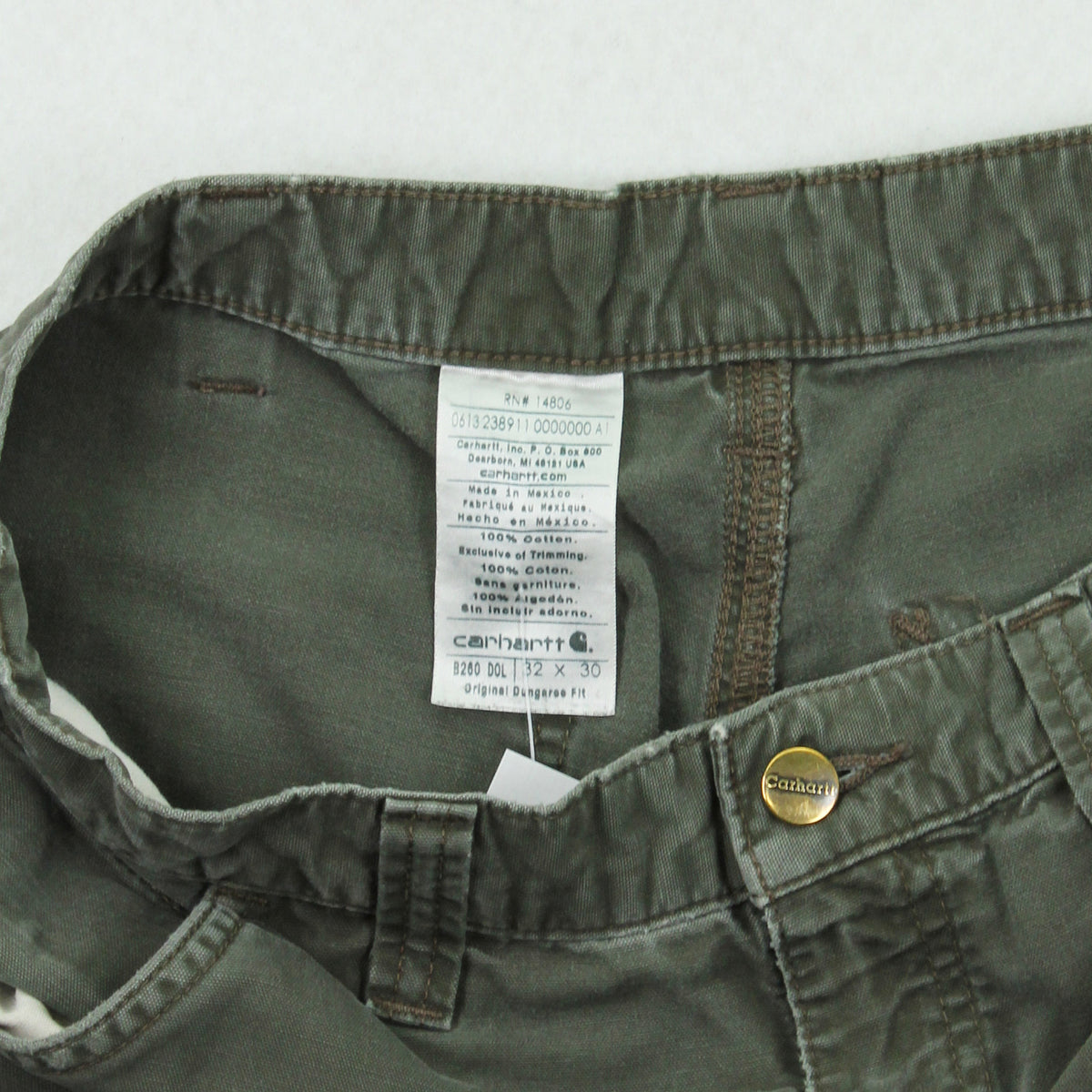Vintage Carhartt Cargo Carpenter Pants 32