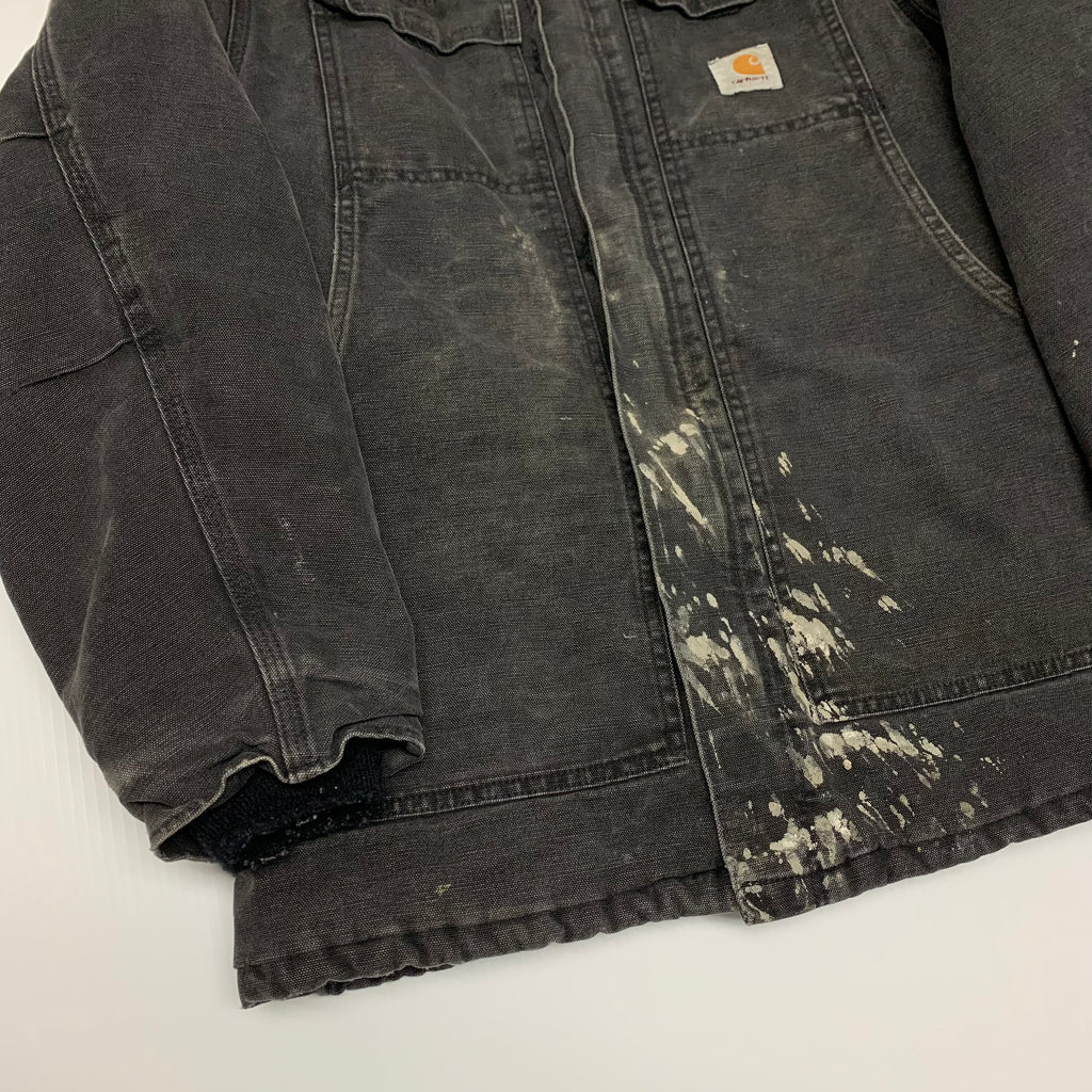 Distressed Carhartt Chore Coat L