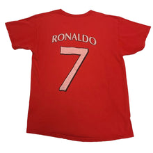 Load image into Gallery viewer, 2000’s Man U Christiano Ronaldo Tee L
