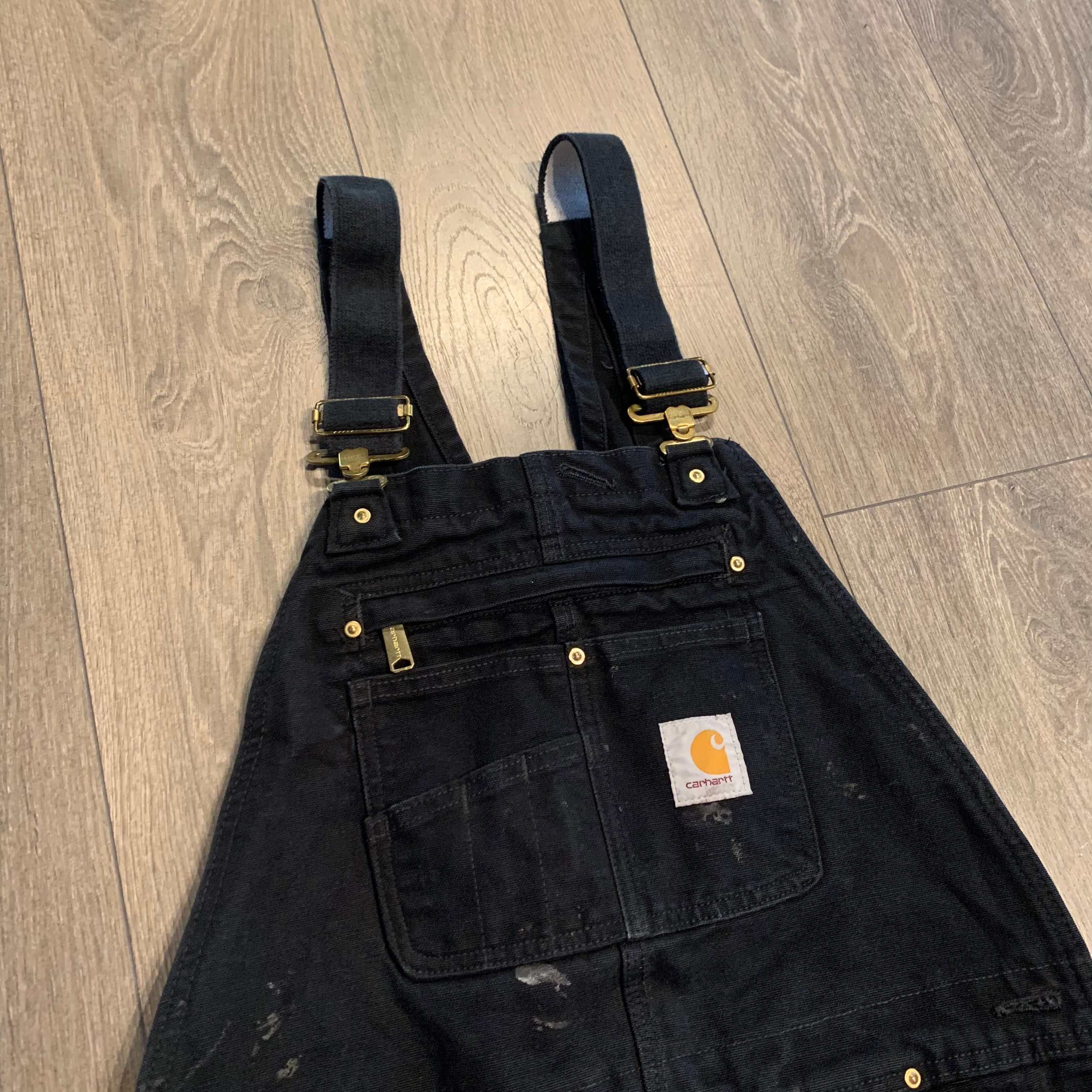 Carhartt Black Overalls 34