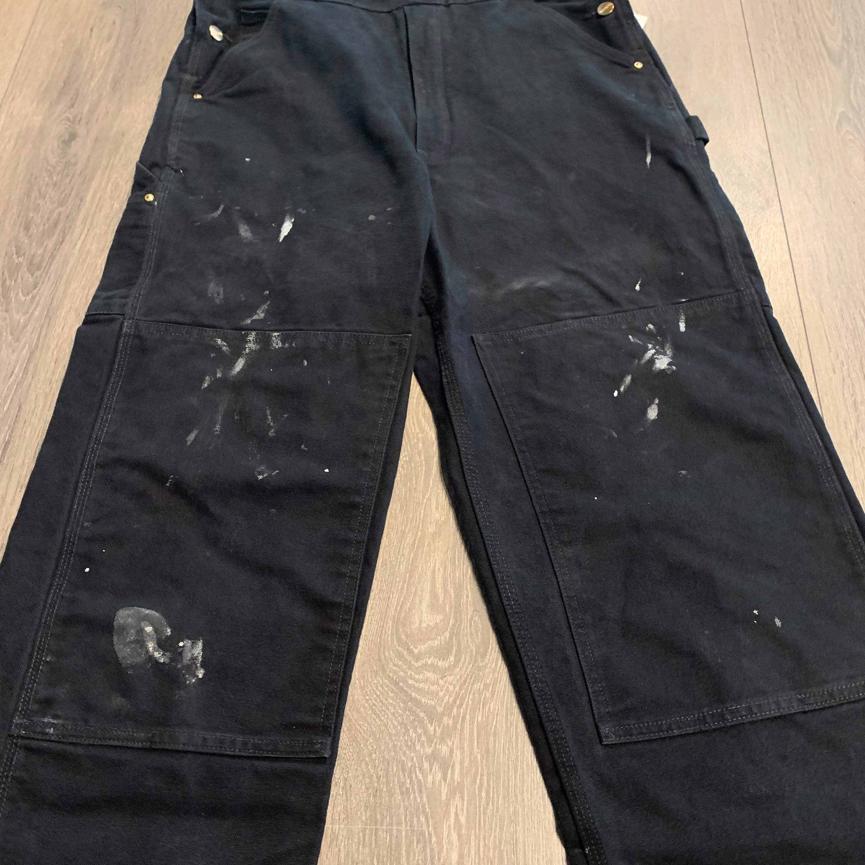 Carhartt Black Overalls 36