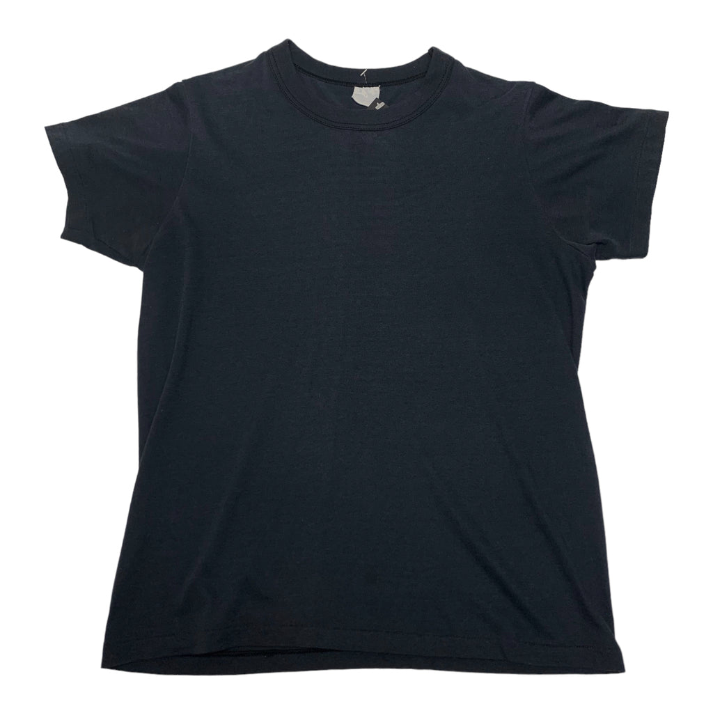 90s Black Blank Tee M
