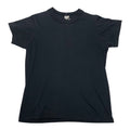 90s Black Blank Tee M