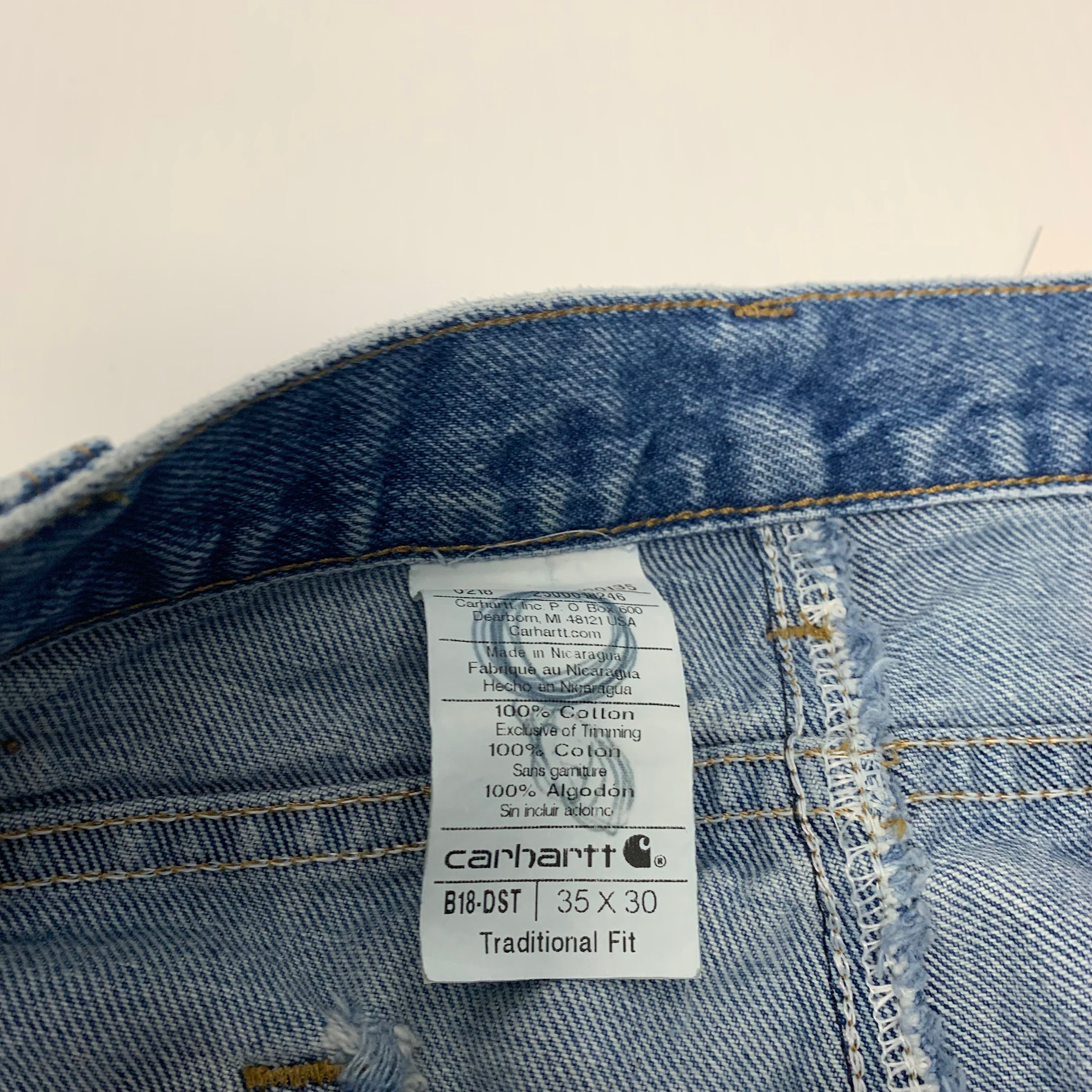 Carhartt Indigo Denim 34