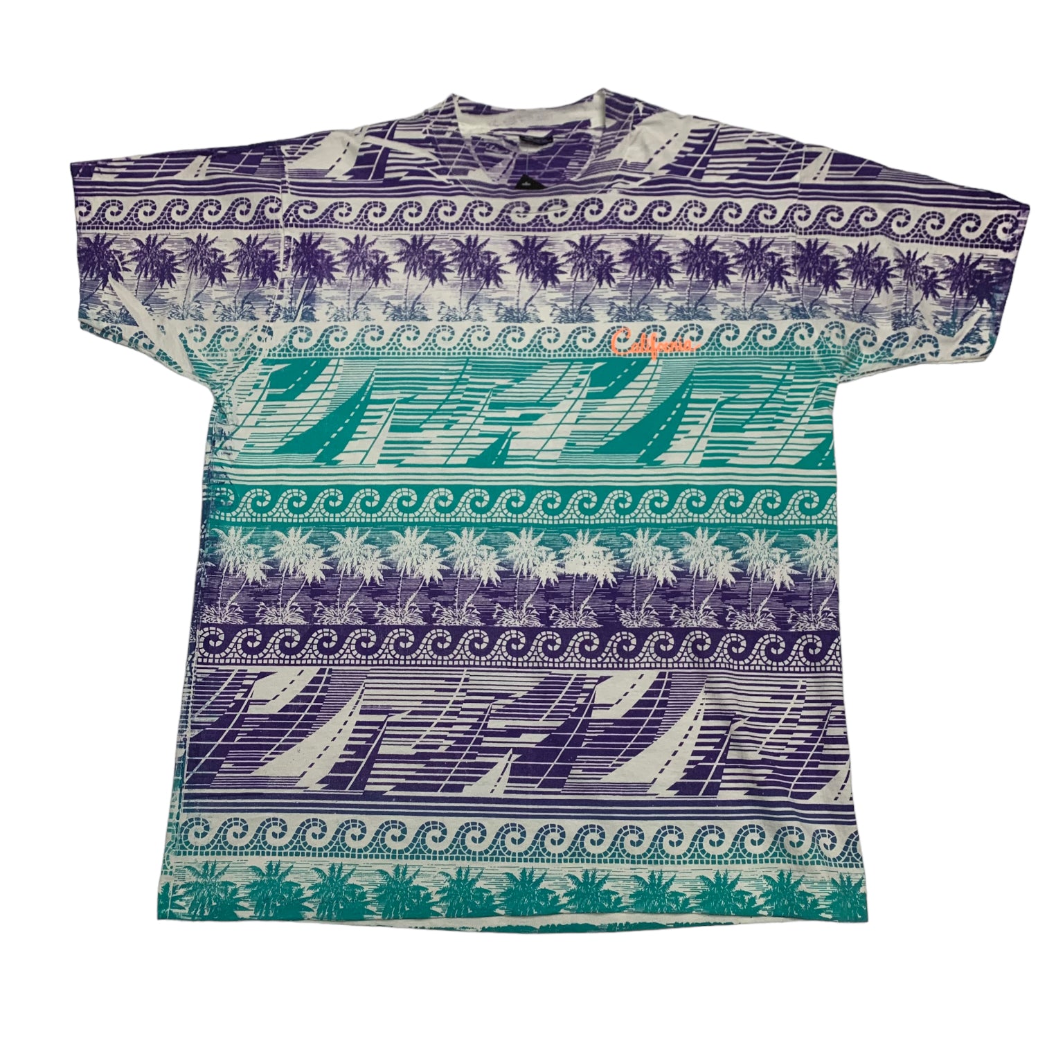Vintage California AOP Tee XL