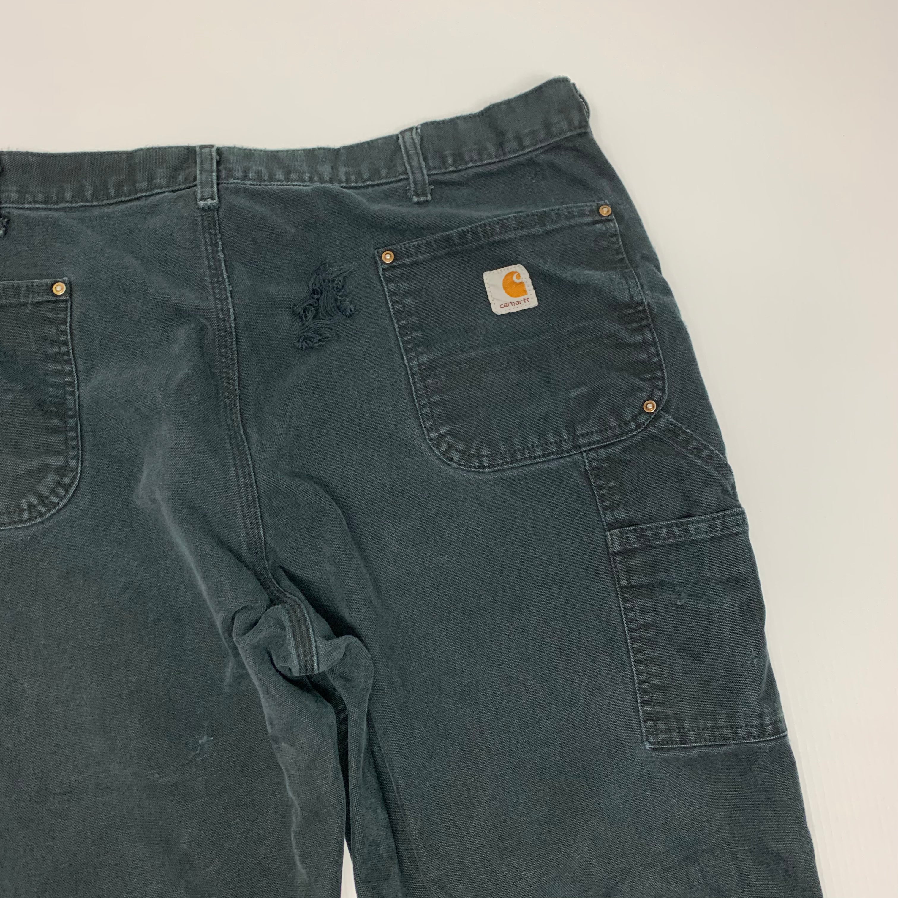 Black Vintage Carhartt Double Knees 38