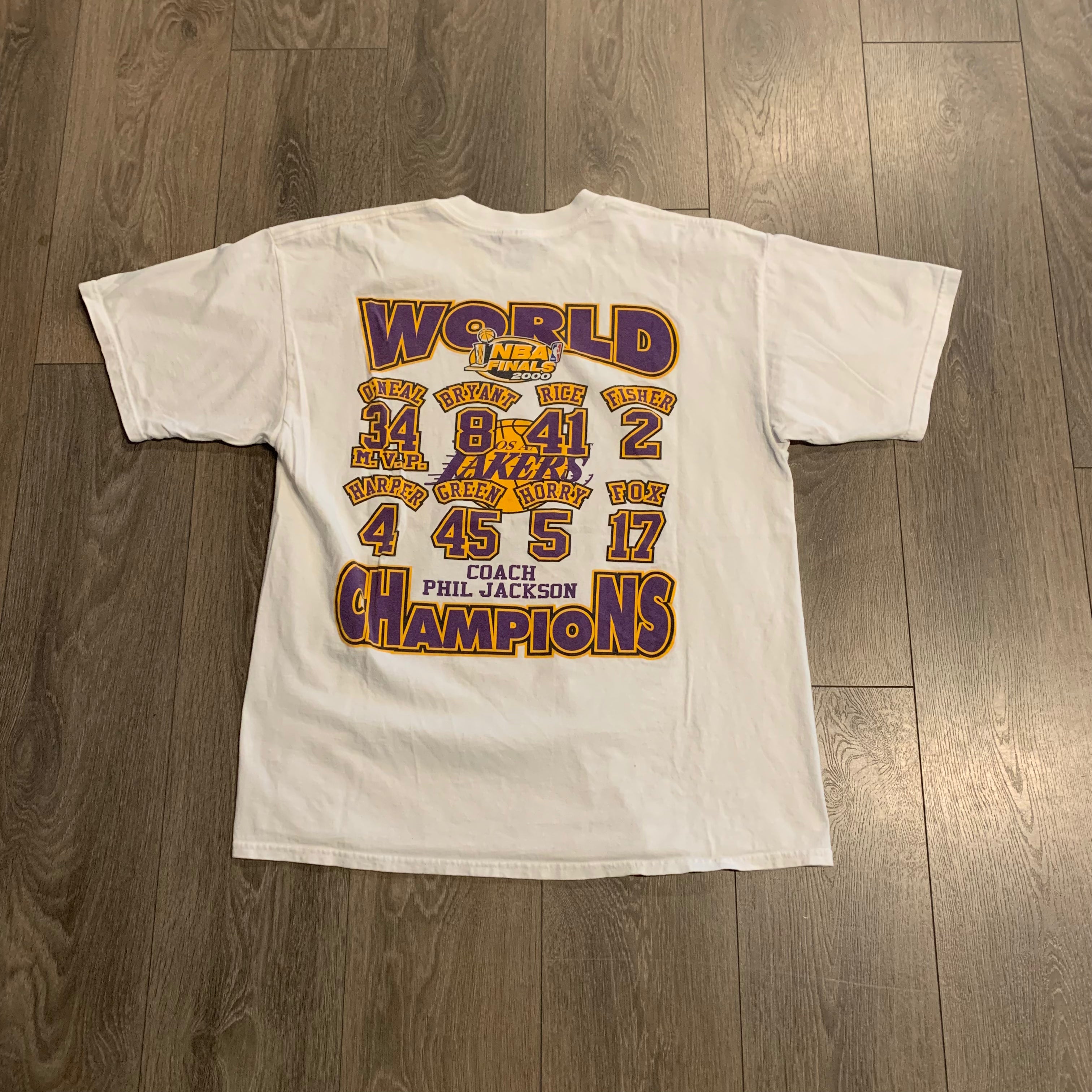 2000 Lakers World Champion Tee XL