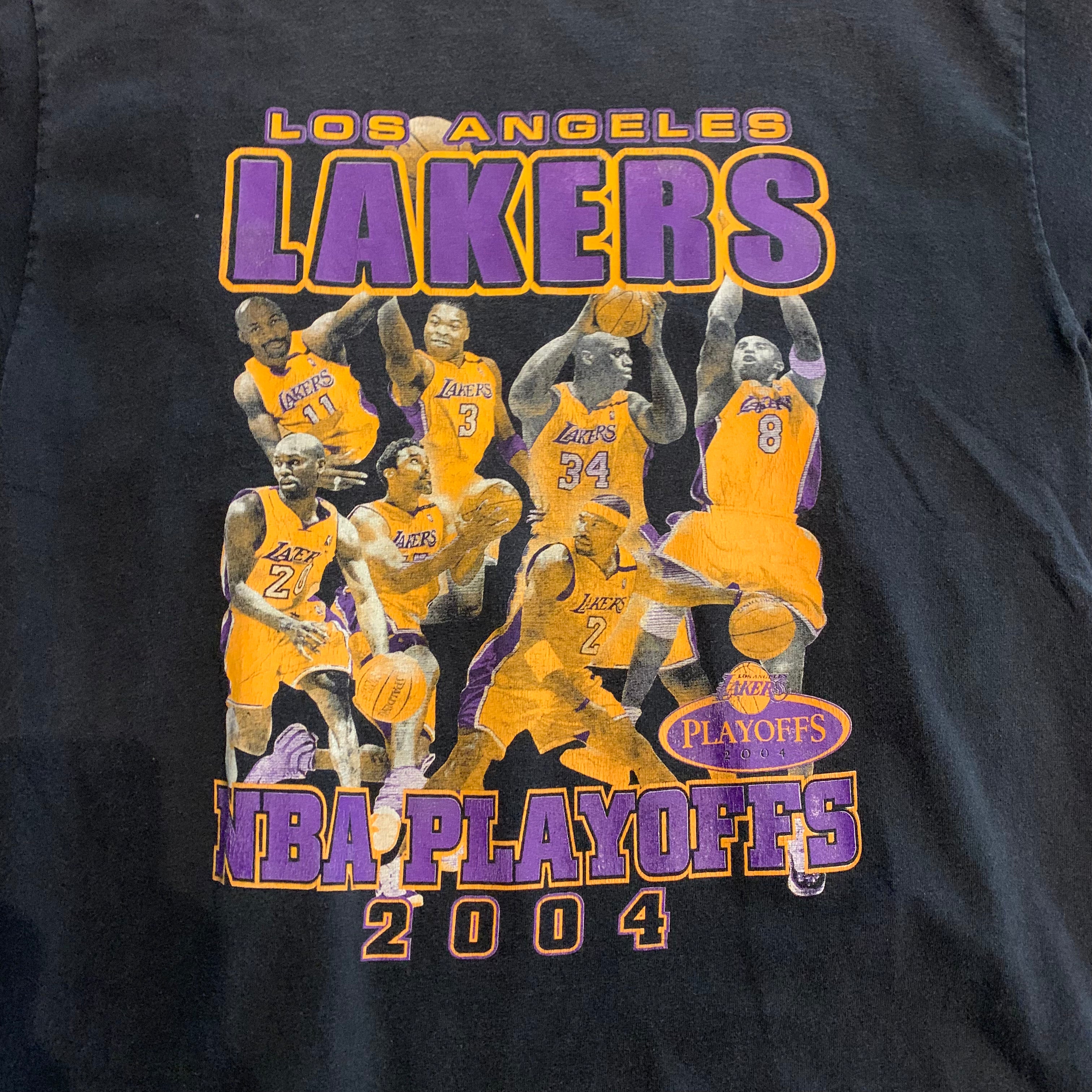 2004 Lakers NBA Playoffs Tee L
