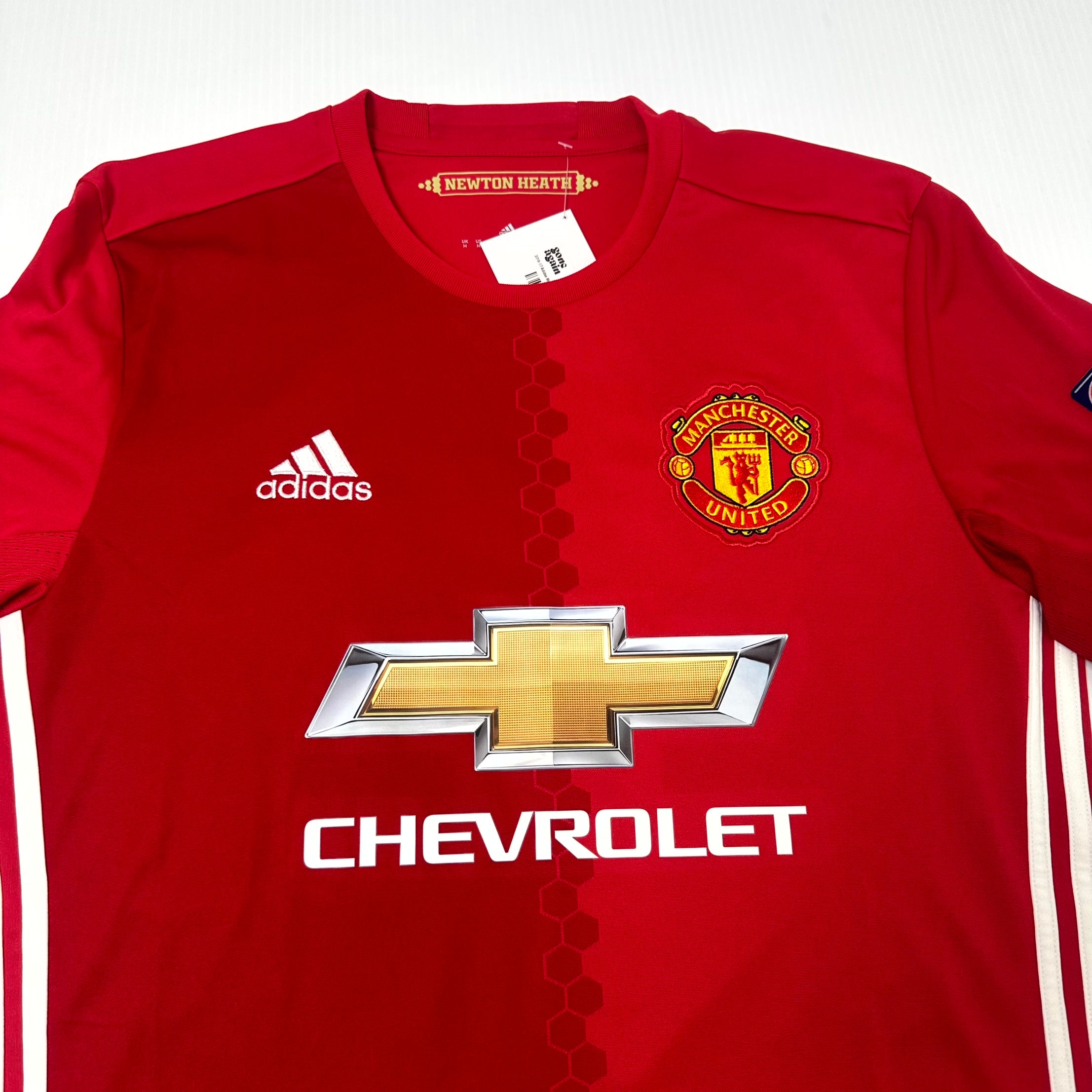 2016-17 Manchester United Adidas Ibrahimovic #9 Home Jersey M