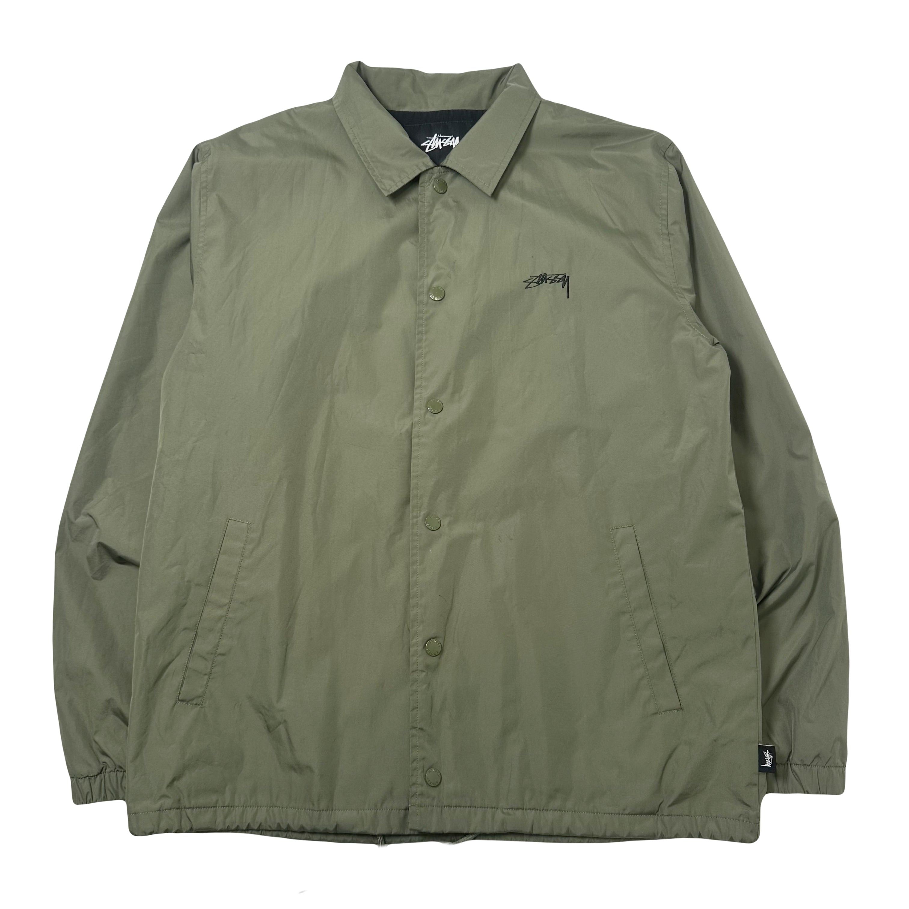 Stussy Script Logo Coach Jacket M