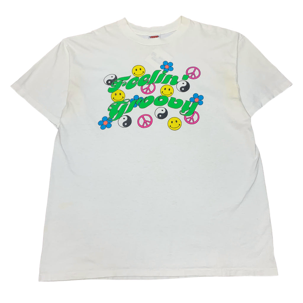 90s Feelin Groovy Rave Tee XL