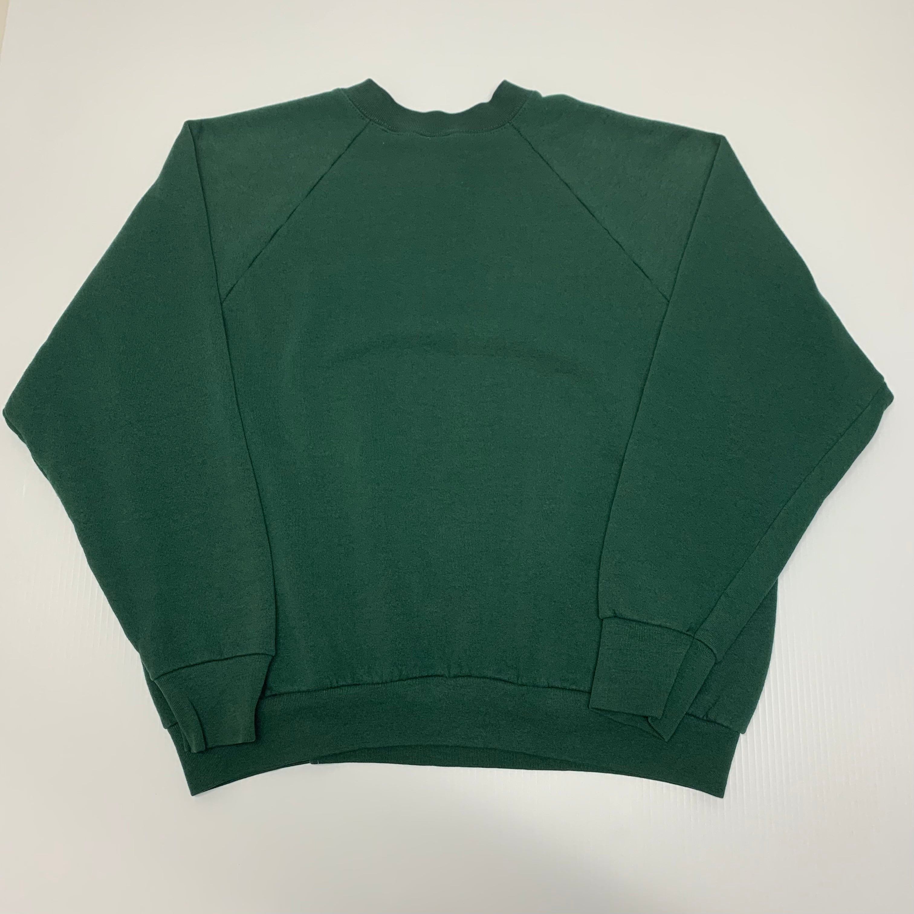 Vintage Green Raglan Crewneck XL