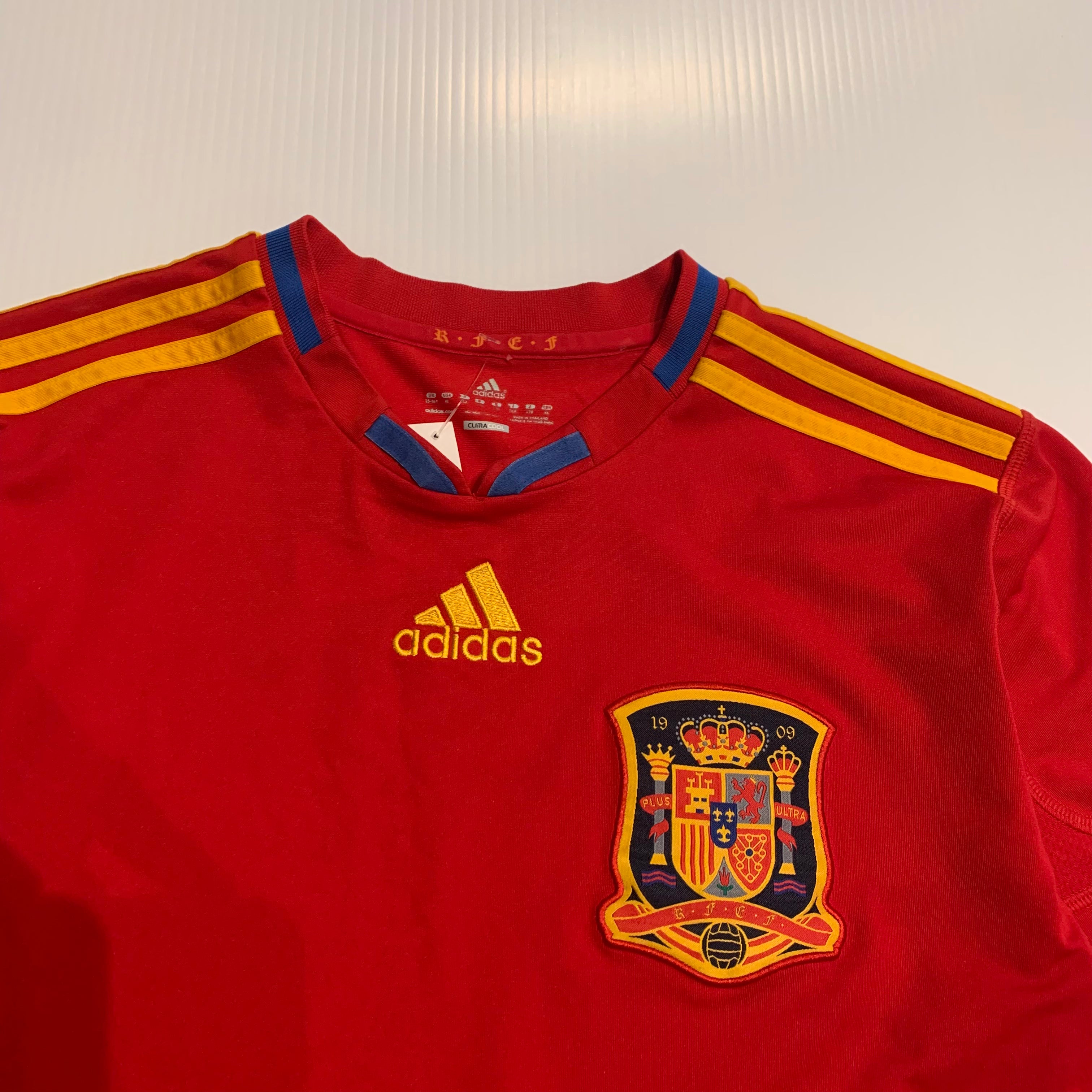 Adidas Spain Soccer Jersey XL
