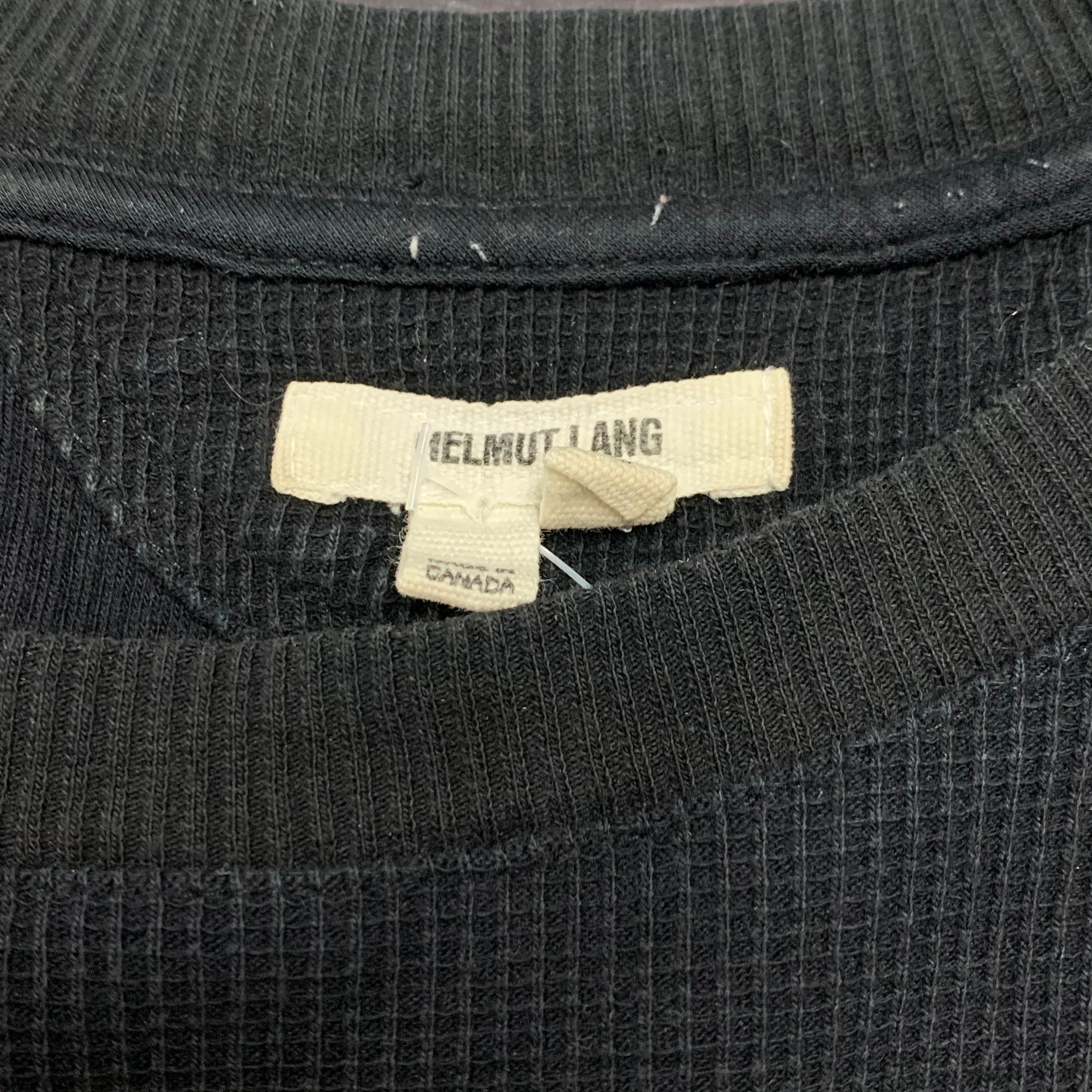 Helmut Lang Black Tee L