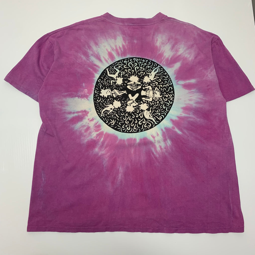 90s Tie Dye Celtic Art Tee XL