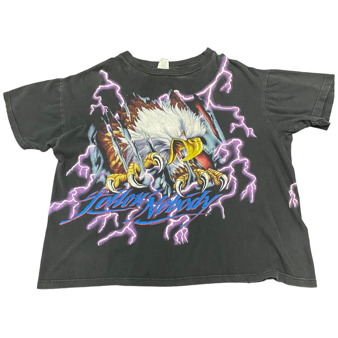 Follow Nobody Thunder Tee XL