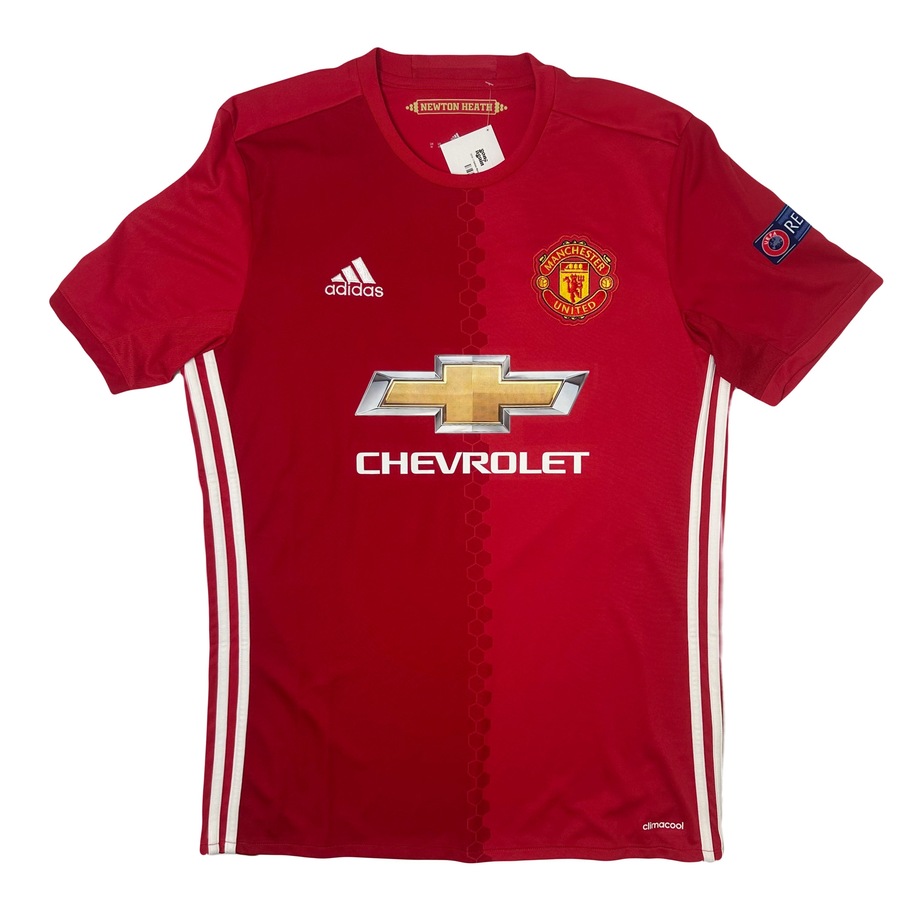 2016-17 Manchester United Adidas Ibrahimovic #9 Home Jersey M