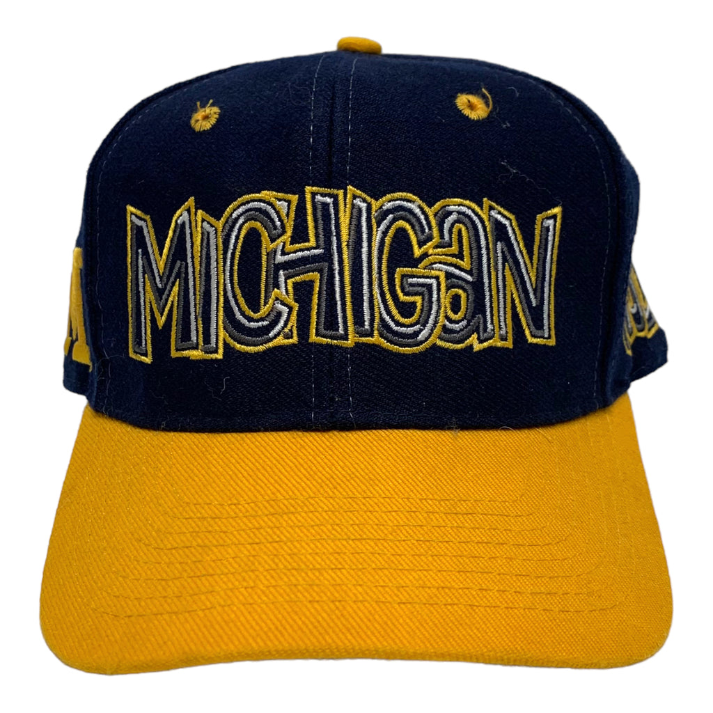 Vintage Michigan Wolverines Fitted 7-3/8