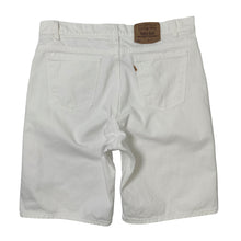 Load image into Gallery viewer, 90s Levi&#39;s 550 Orange Tab Denim Shorts 38
