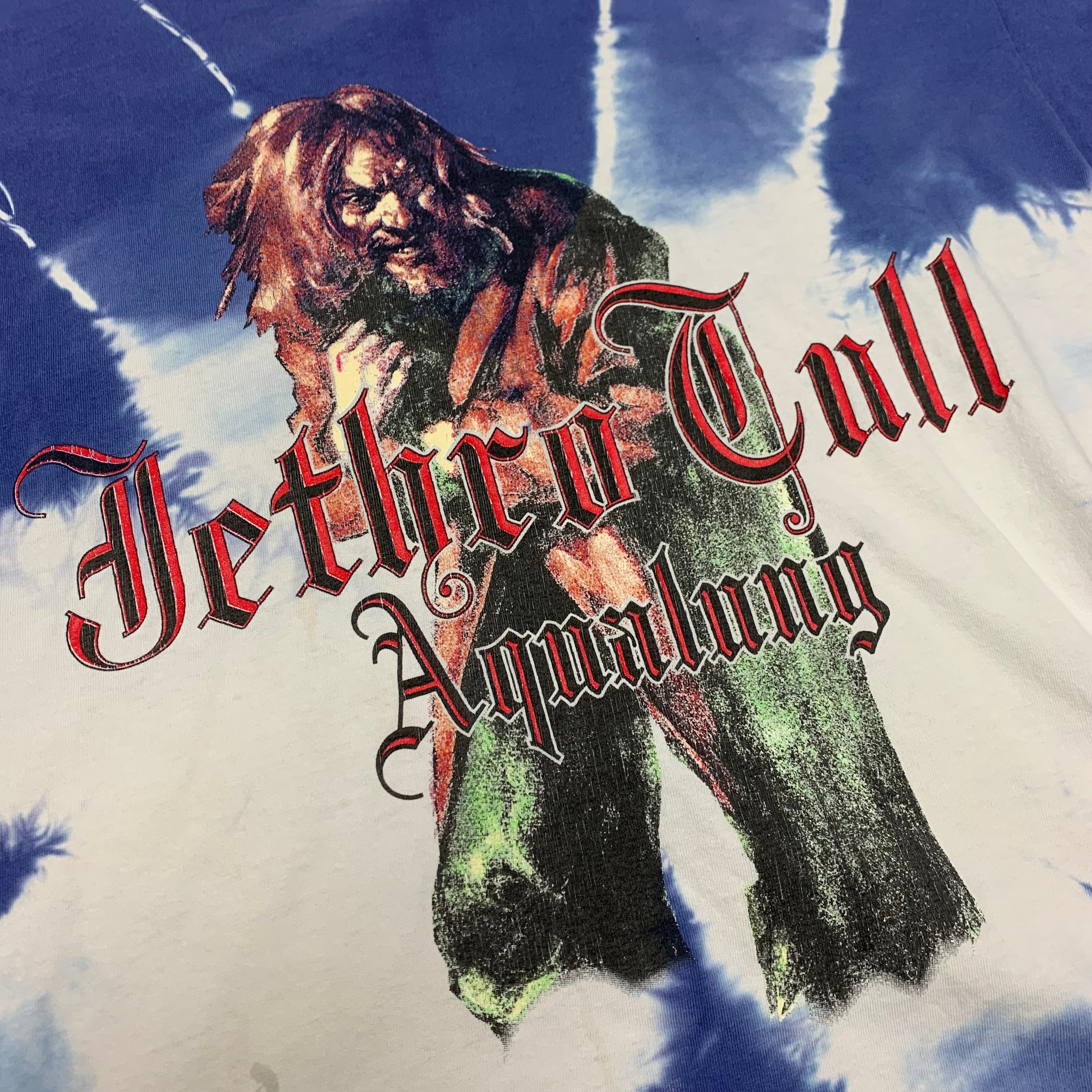 90s Jethro Tull Aqualung Tie Dye L