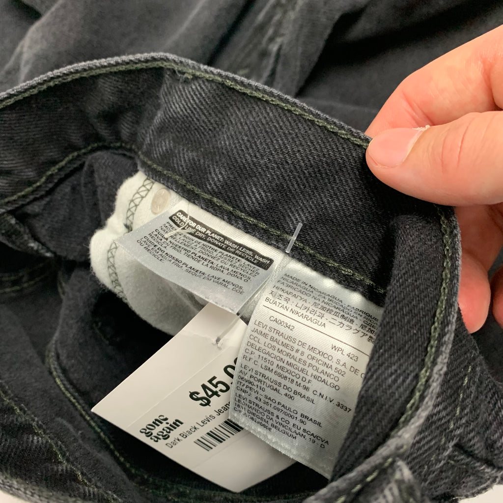 Black Levi’s Denim 40