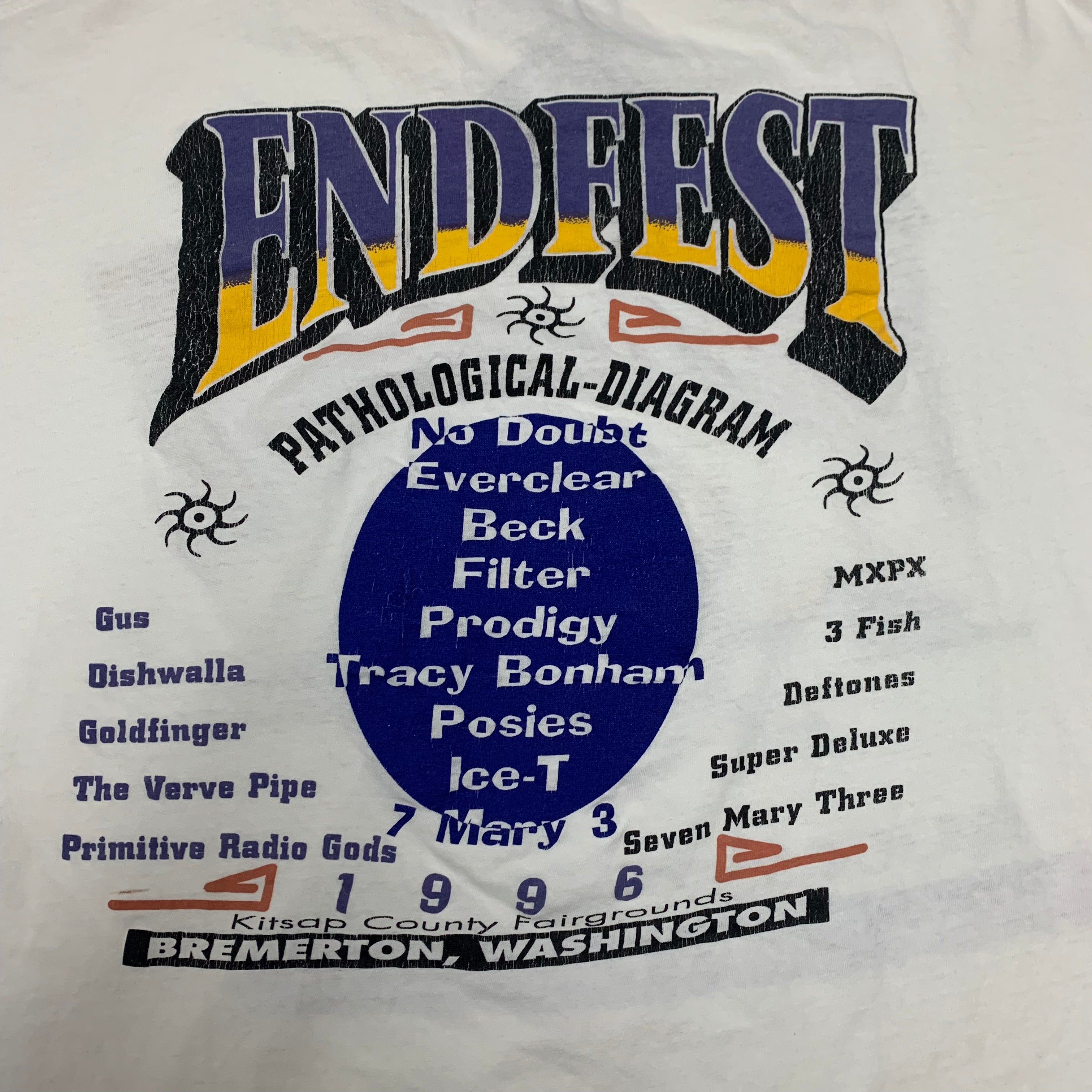 90s Endfest Music Festival Tee S