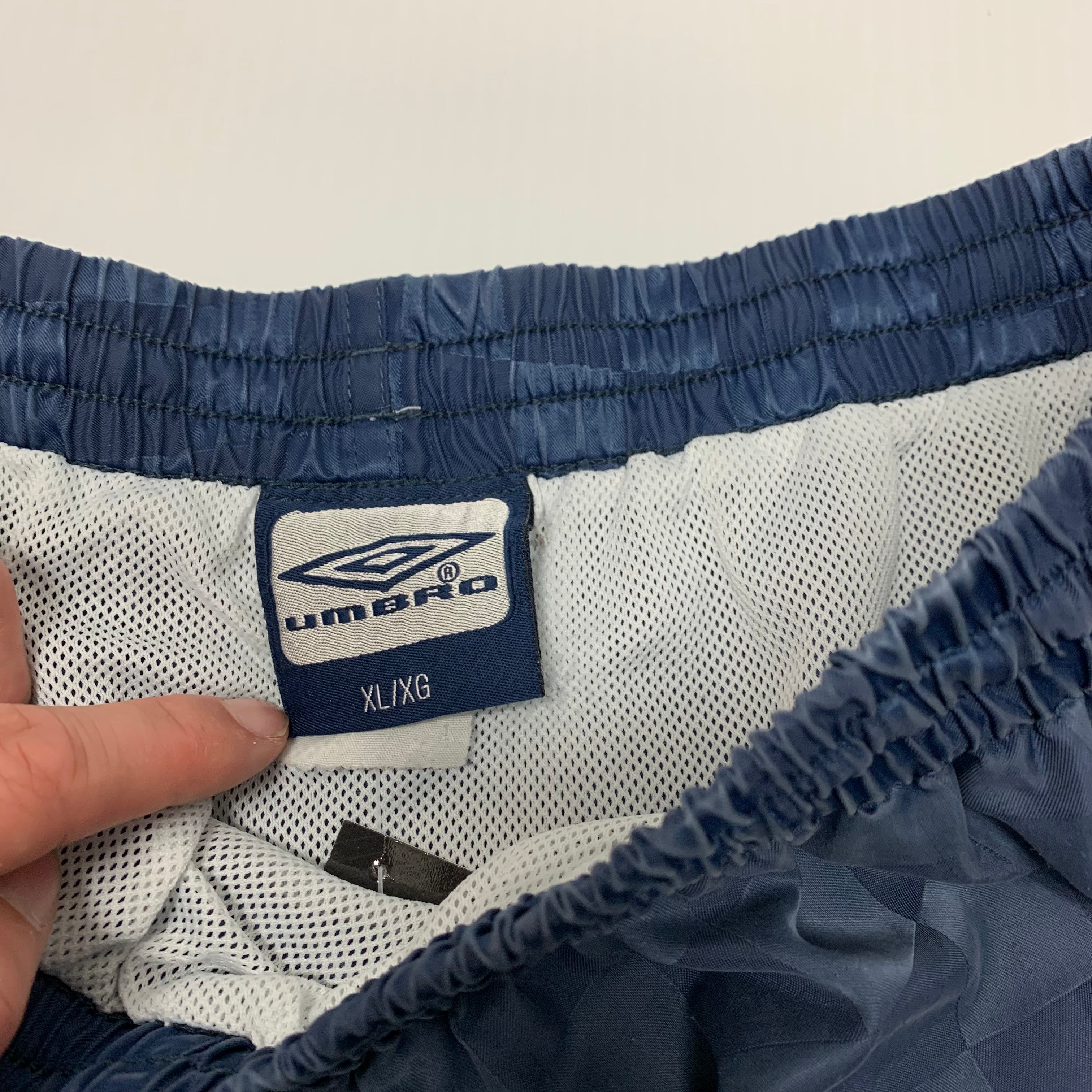 Blue Umbro Checkered Shorts XL