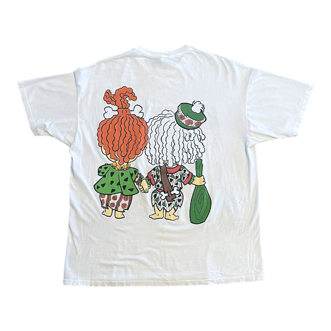 1993 Flintstones Pebbles & Bam Bam tee XL
