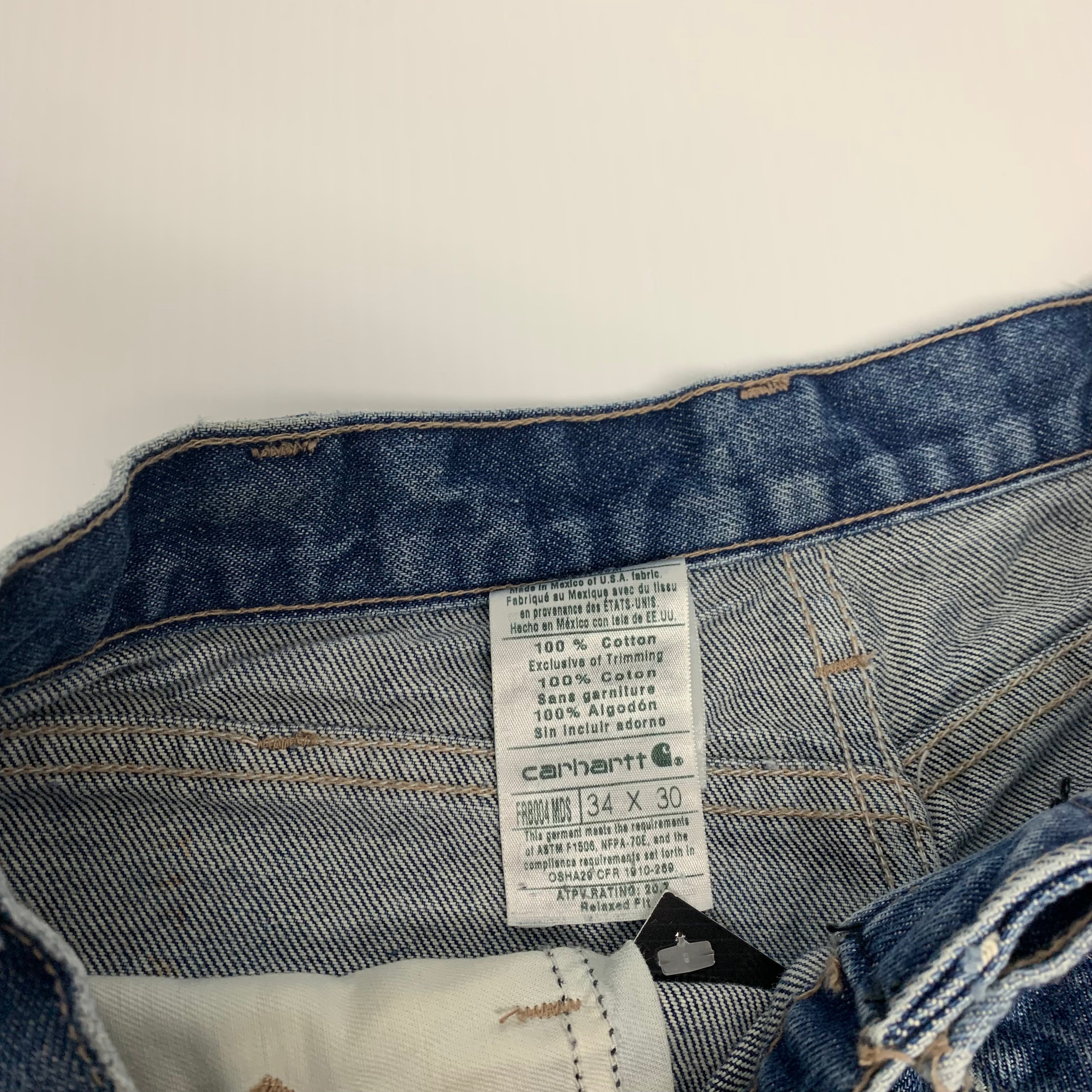 Carhartt Indigo Denim 33