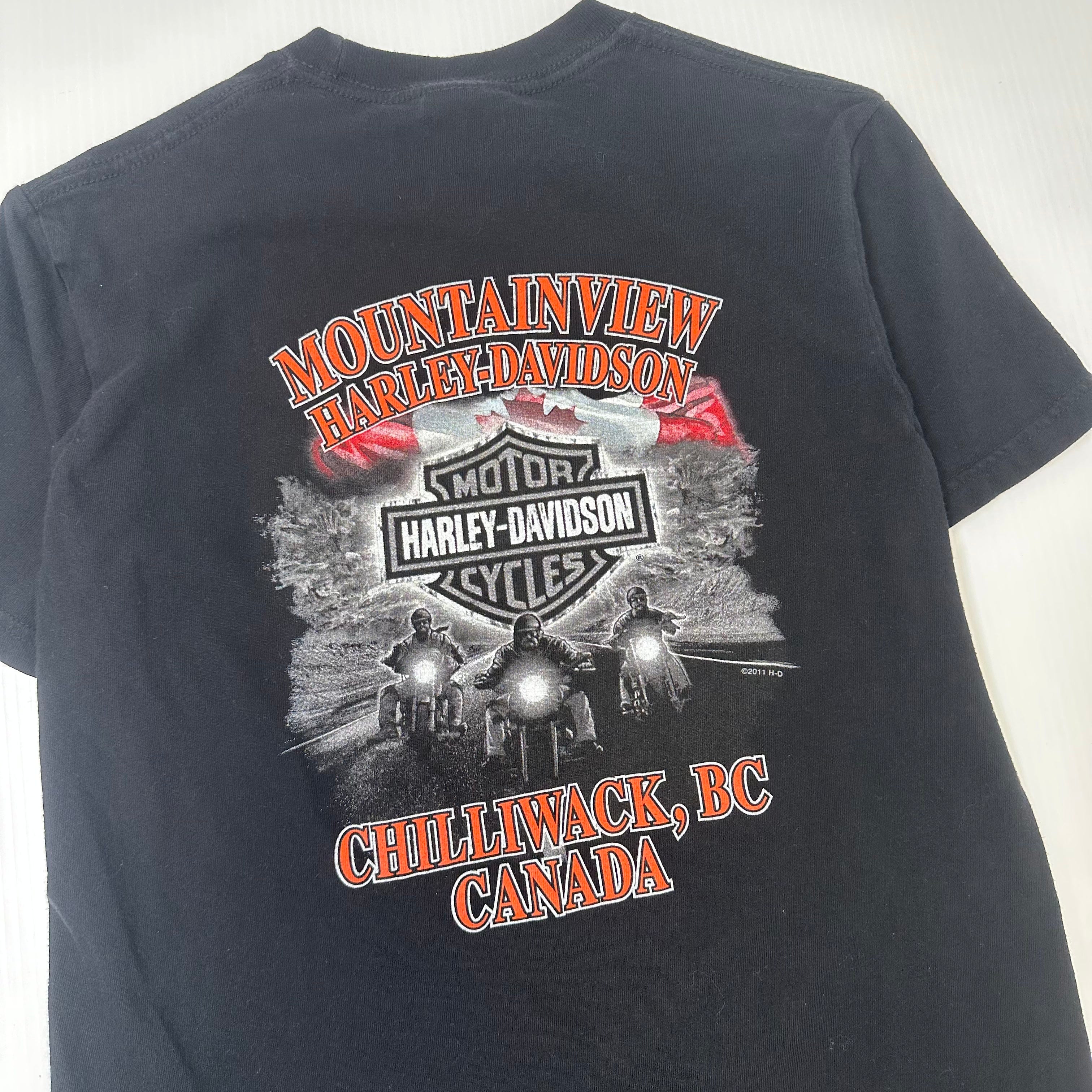 2011 Harley Davidson Chilliwack Moose Graphic Tee L