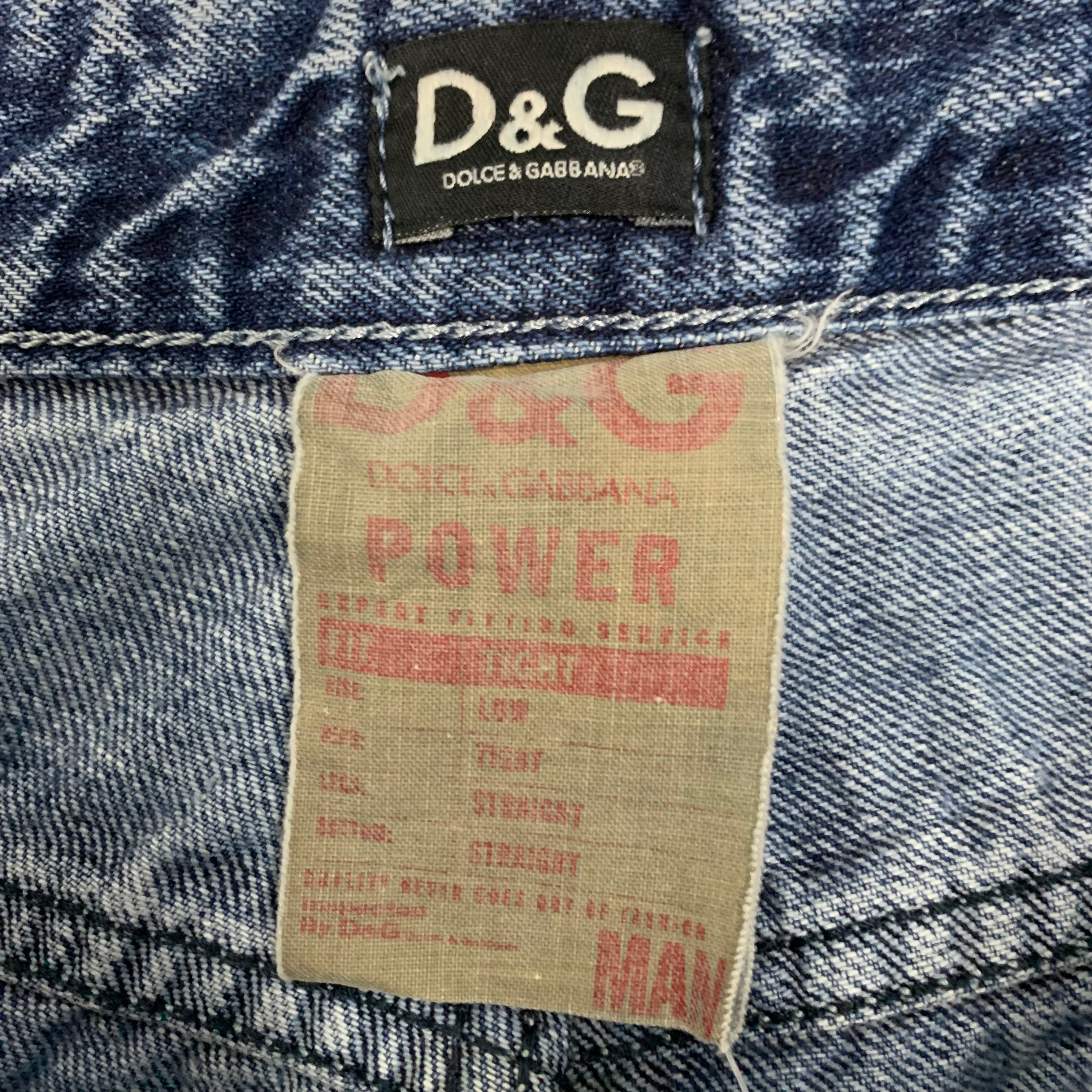 D&G Power Machine Wash Denim 32
