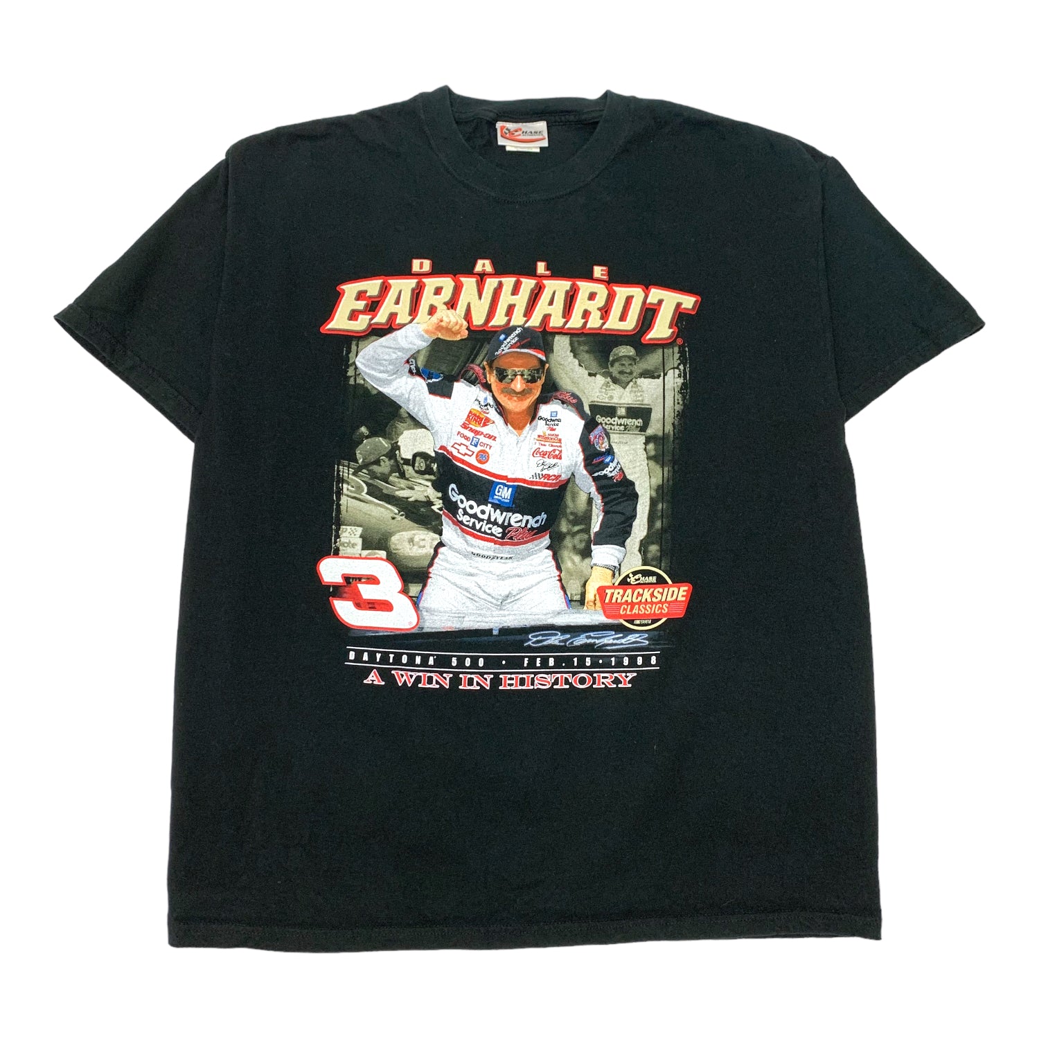 Dale Earnhardt A Win In History Tee XL