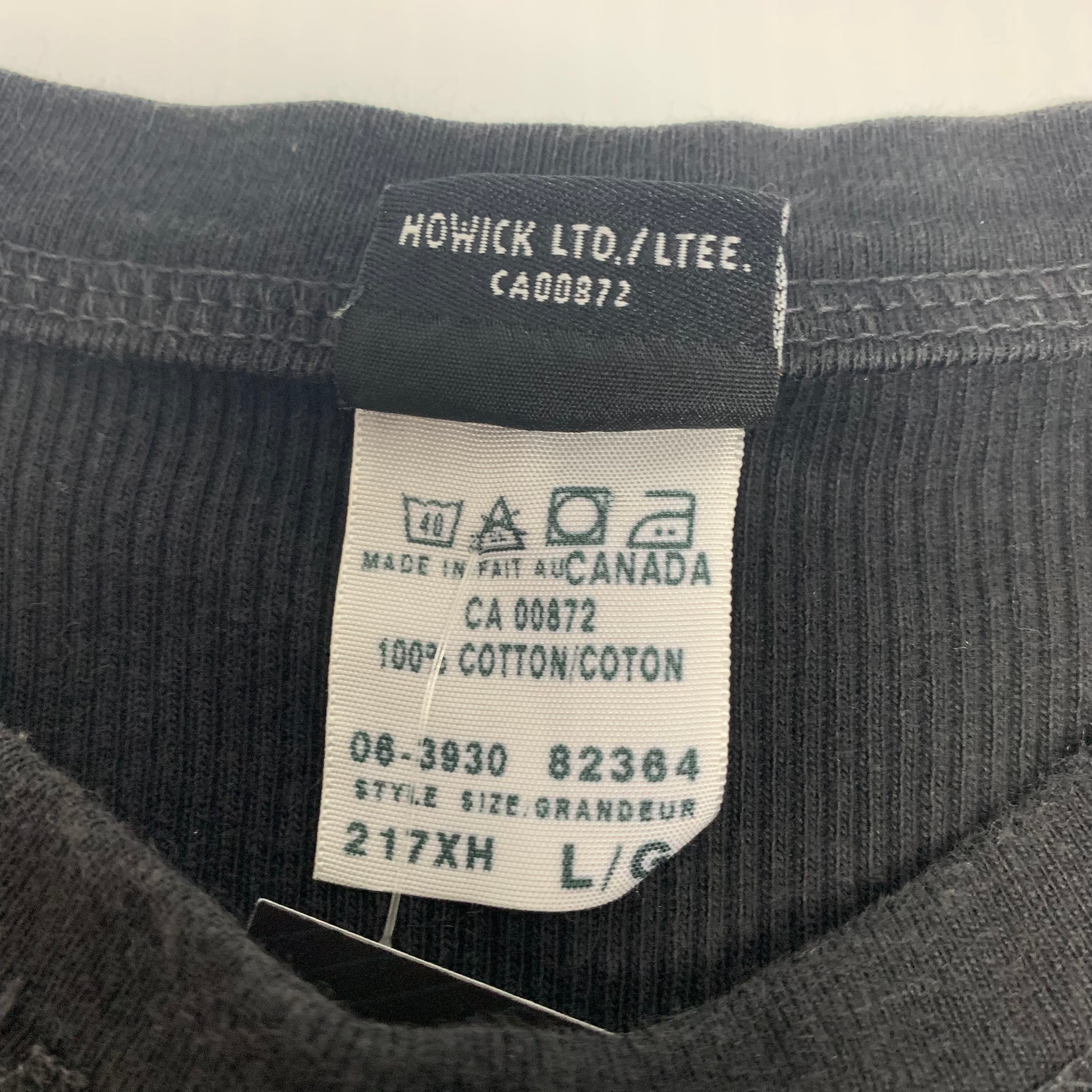 Black Tricolore Tee XL