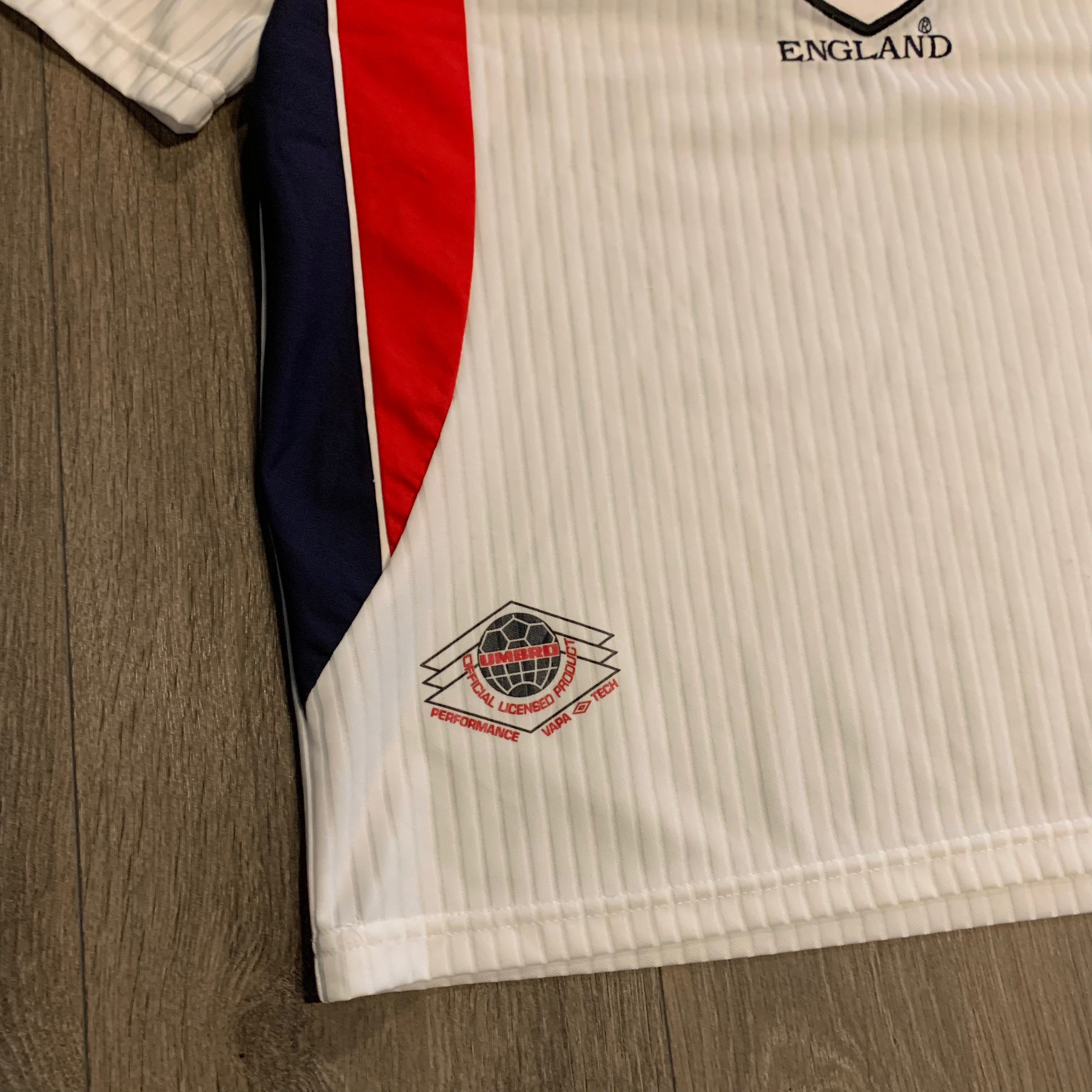 1998 Umbro England home jersey L