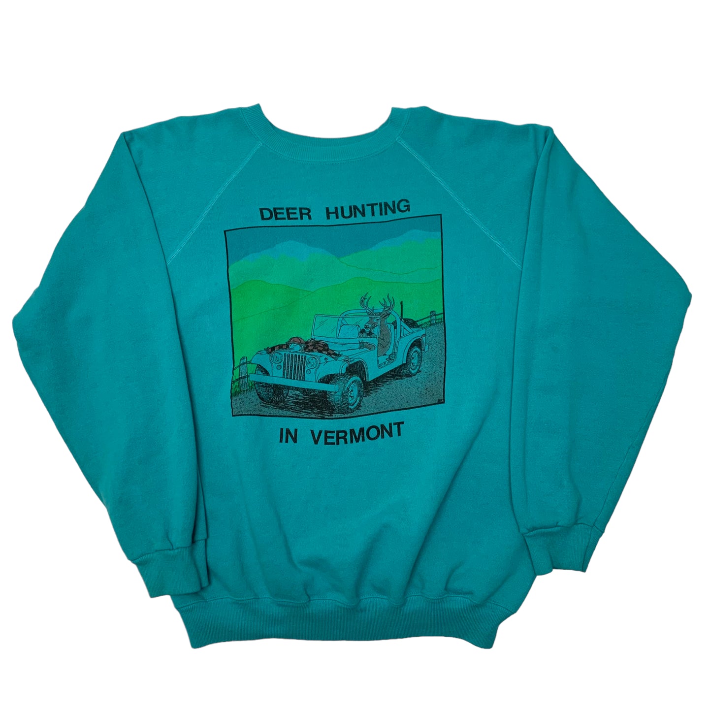 Deer Hunting In Vermont Crewneck XL