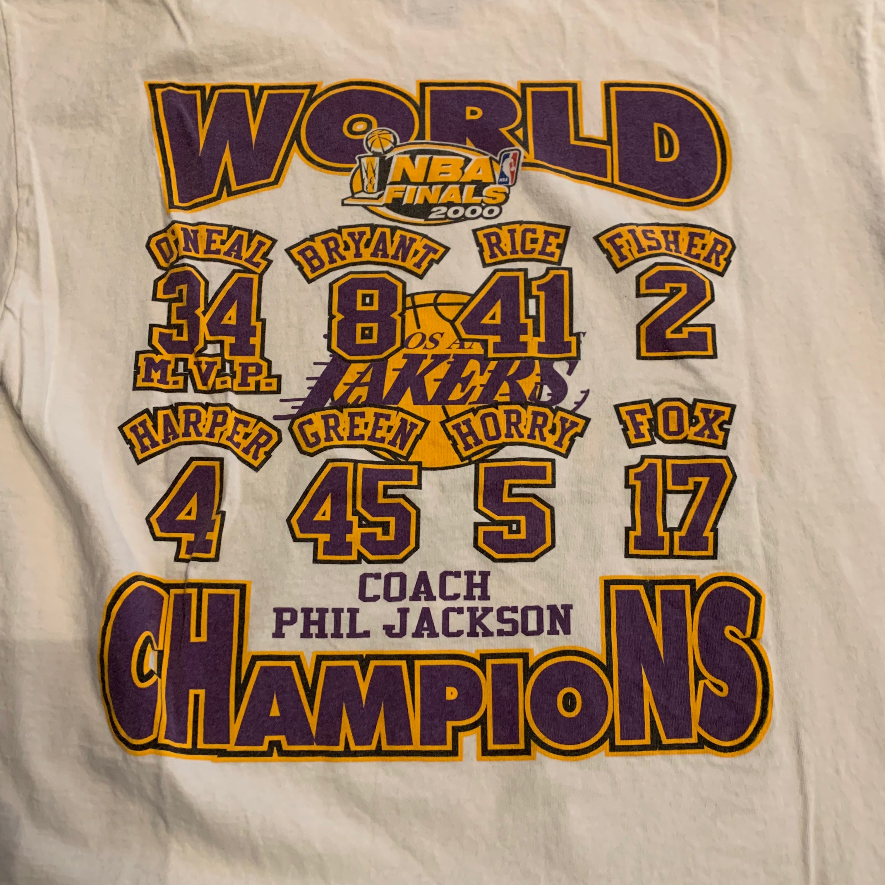 2000 Lakers World Champion Tee XL
