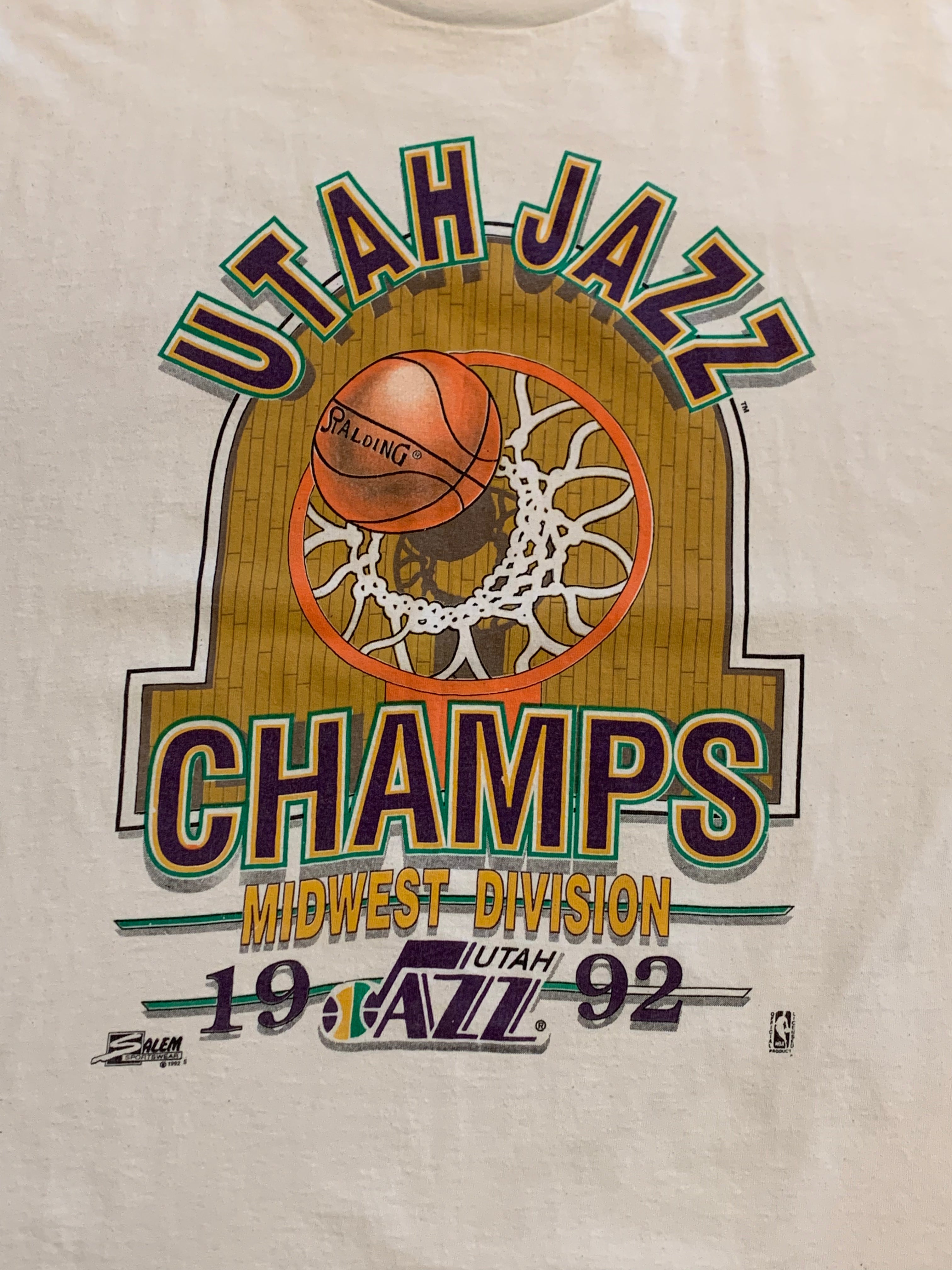 1992 Utah Jazz tee XL