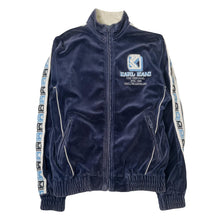 Load image into Gallery viewer, 2000s Karl Kani Tape Logo Velour Track Jacket L
