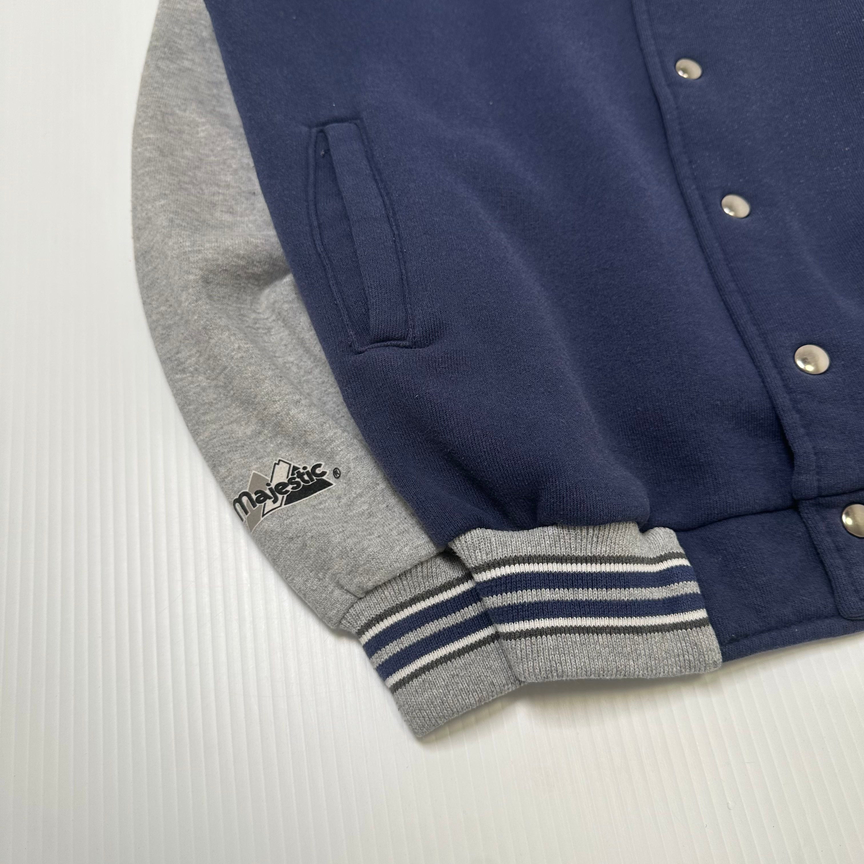 90s Majestic Seattle Mariners MLB Team Varsity Jacket L