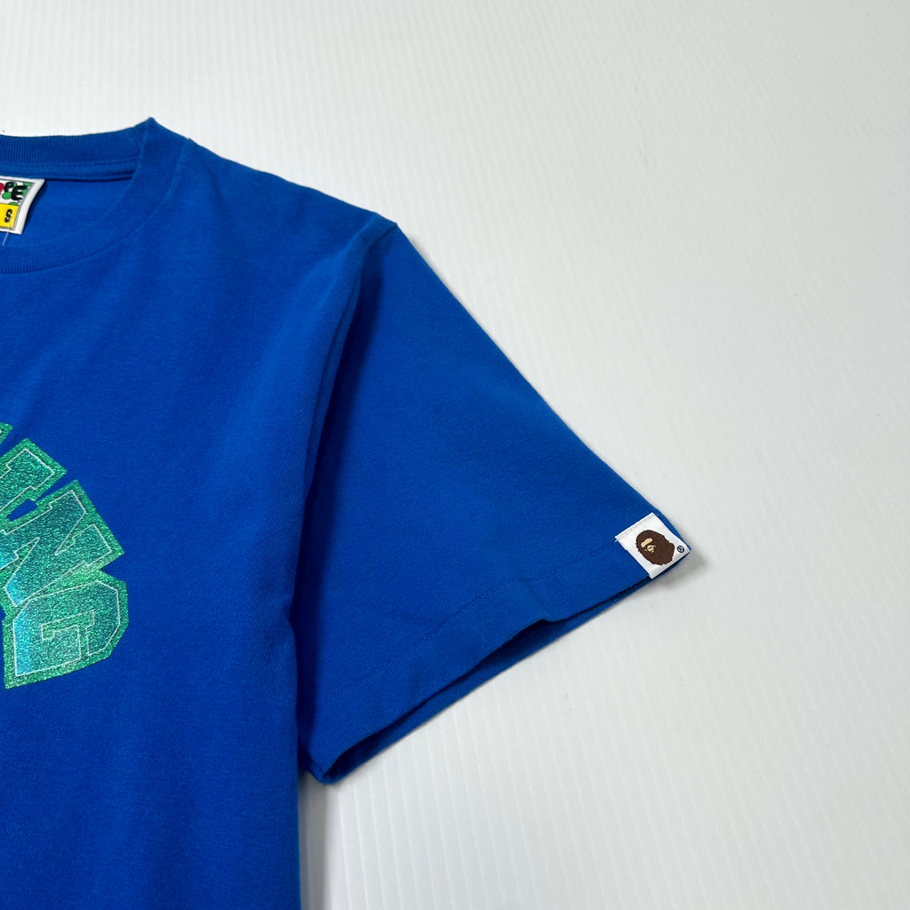 A Bathing Ape Glitter Logo Graphic Tee S