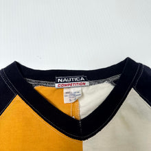 Load image into Gallery viewer, 90s Nautica Competition Colorblock Tee S
