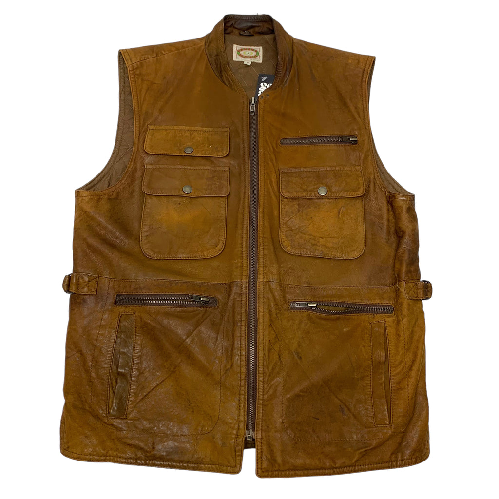 Vintage Banana Republic Leather Vest M