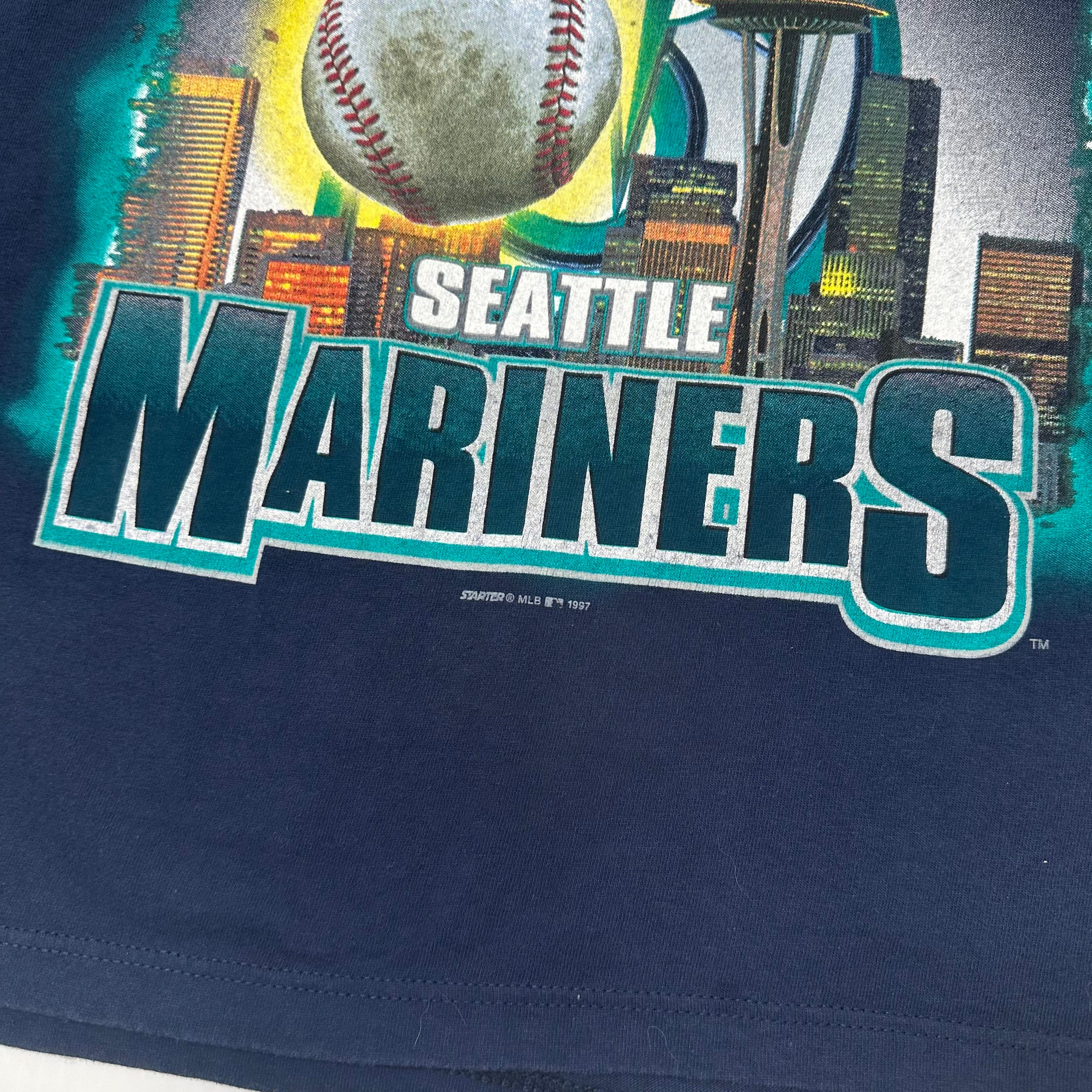 1997 Seattle Mariners Western Division Champions Graphic Tee L