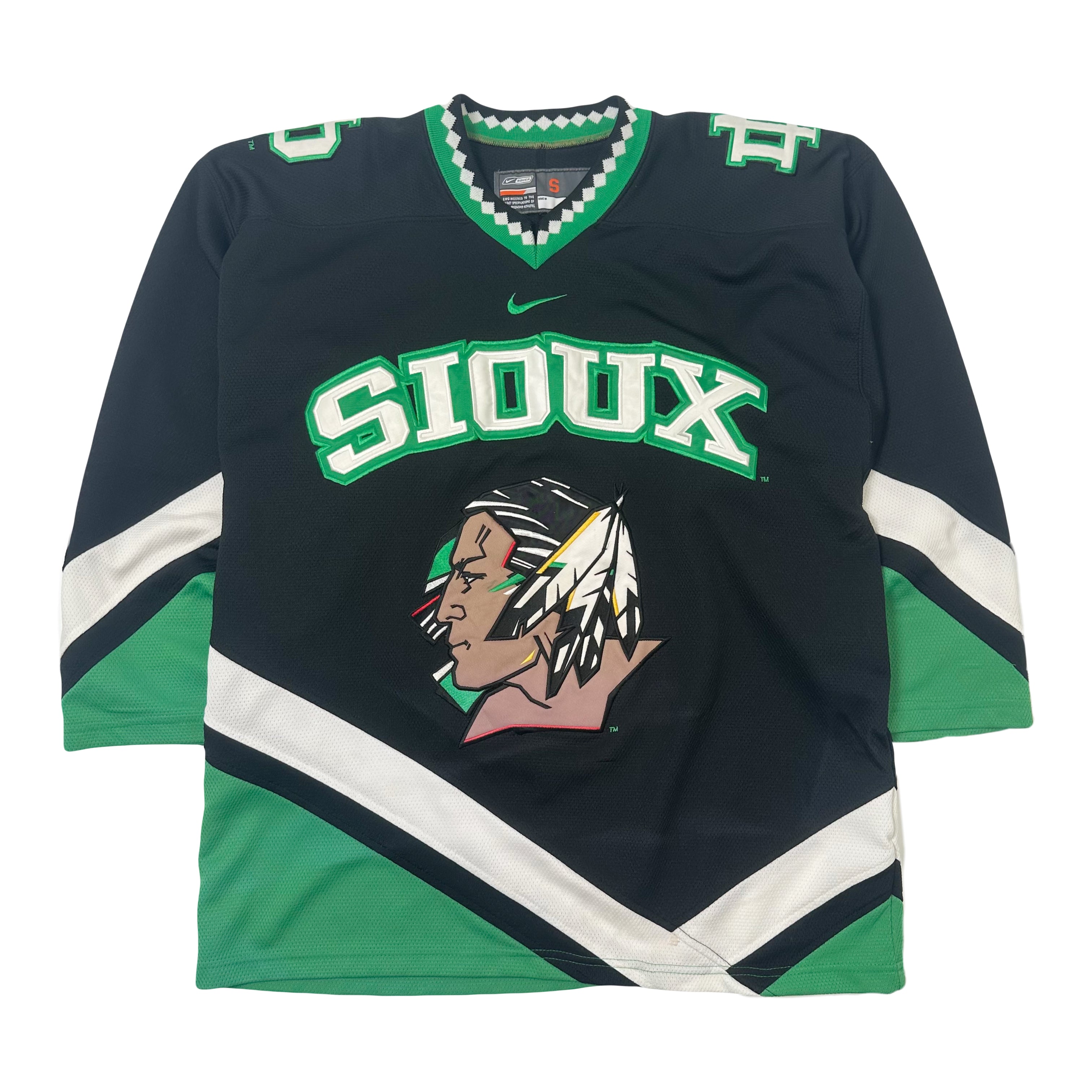 Vintage Nike Bauer Sioux Hockey Jersey S