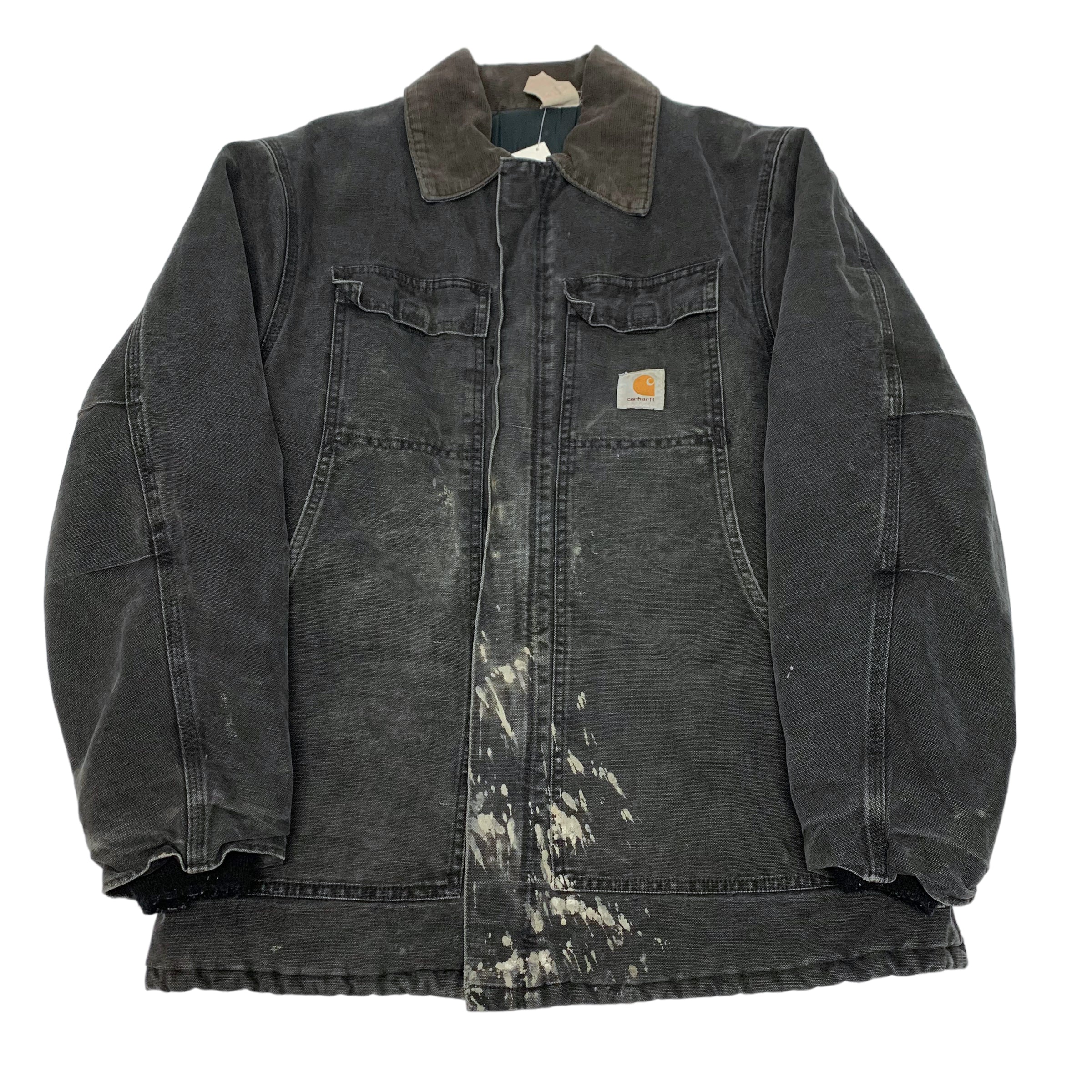 Distressed Carhartt Chore Coat L