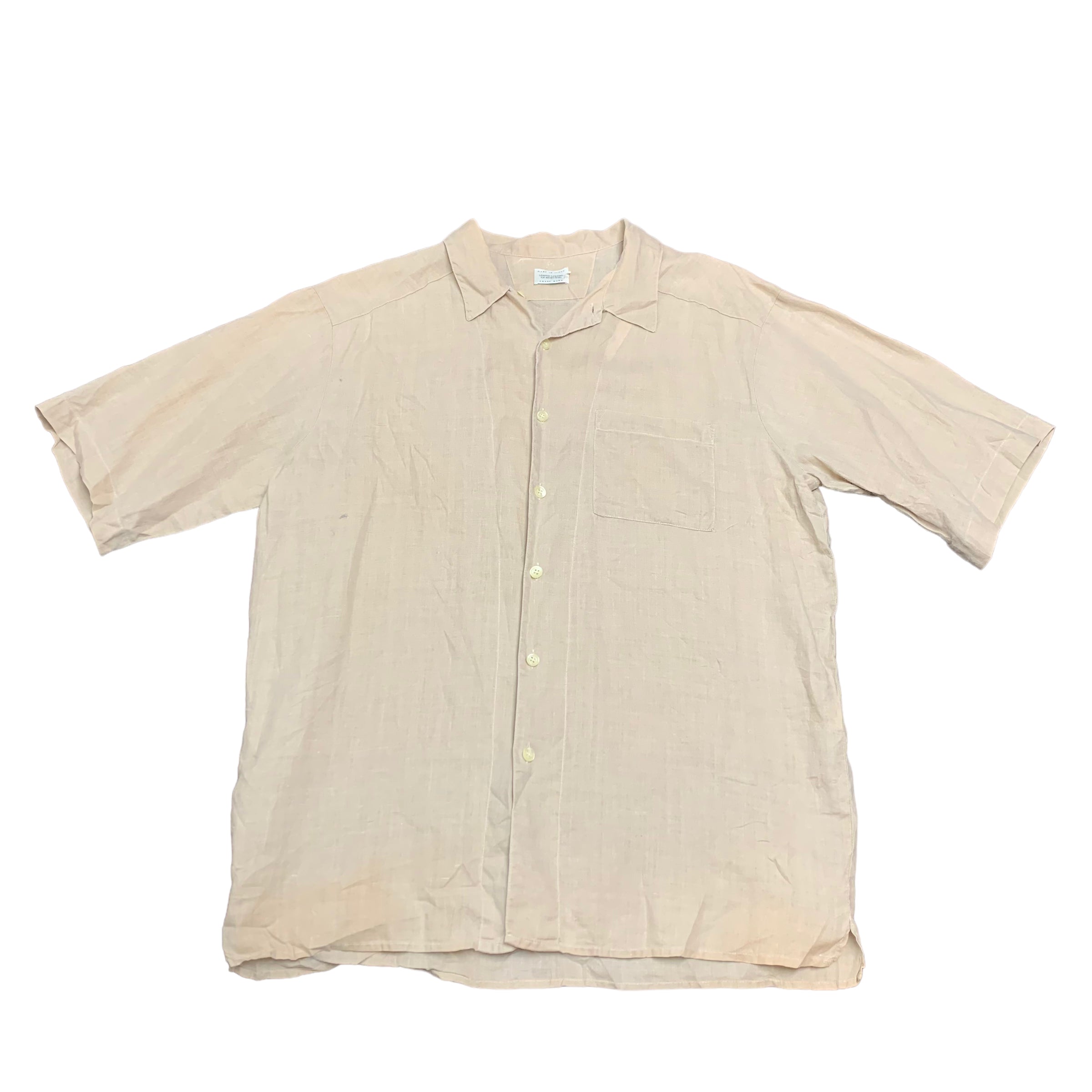 Benetton Linen Shirt L