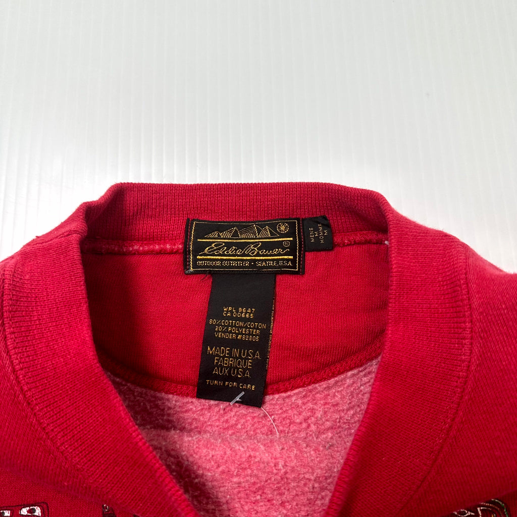 90s Eddie Bauer Aztec Graphic Sweatshirt M