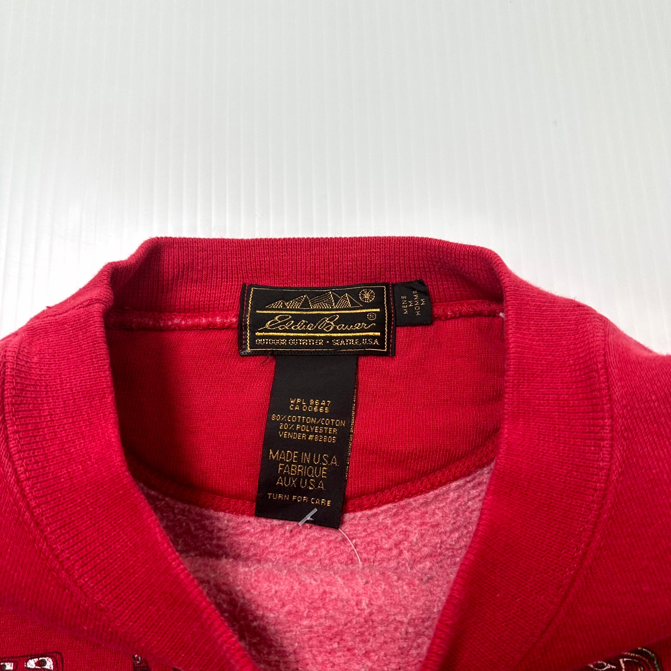 90s Eddie Bauer Aztec Graphic Sweatshirt M