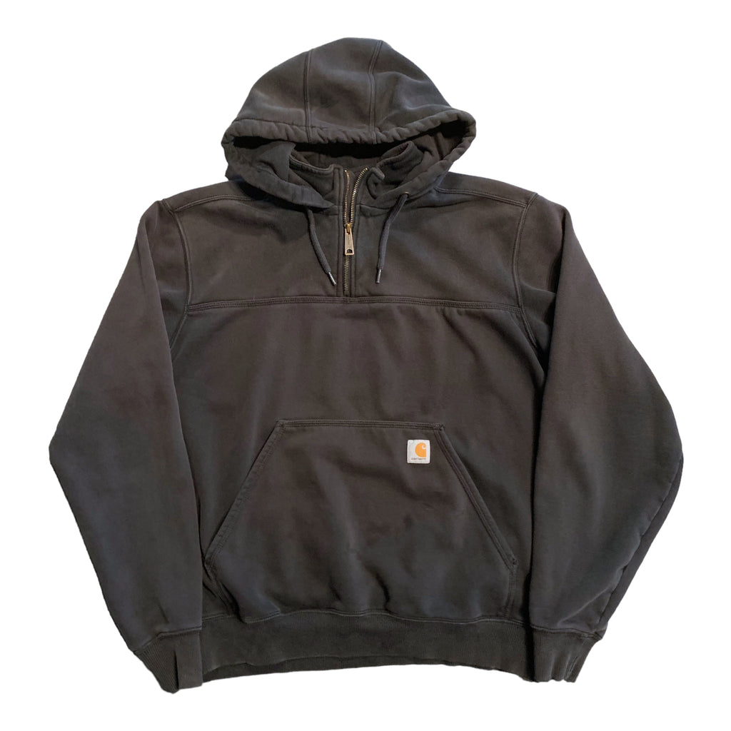 Black Carhartt 1/4 Zip Hoodie XL